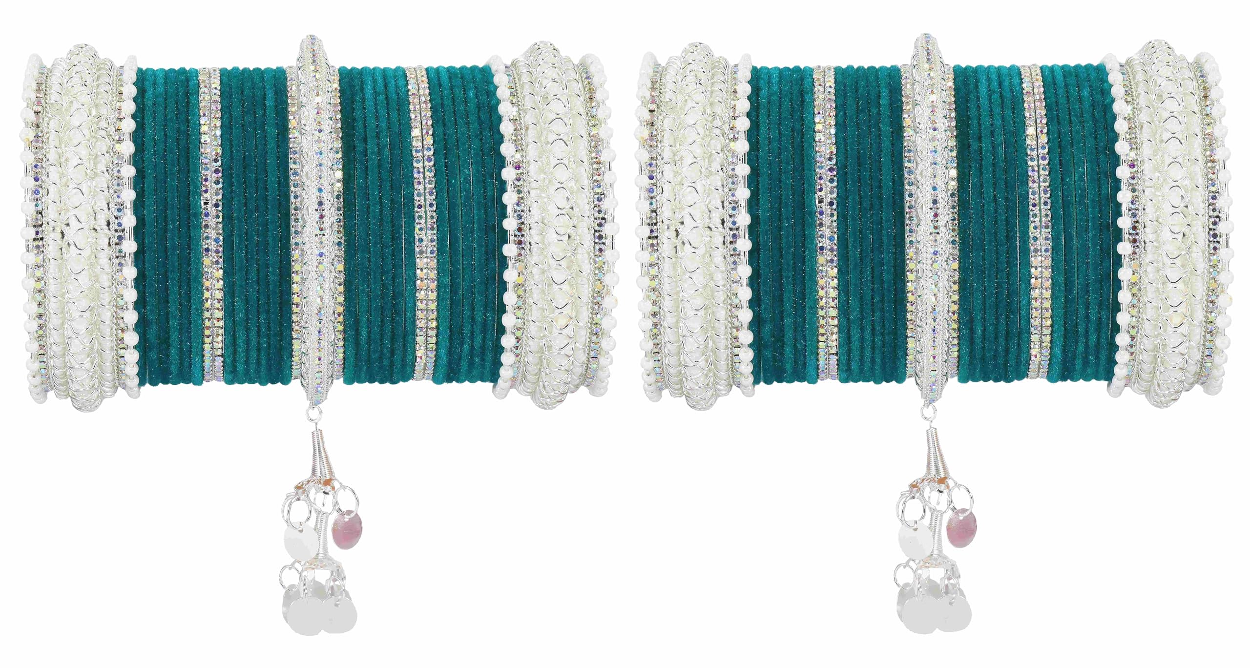 LAVAZZA Women chuda set|punjabi chuda set for wedding bridal|ad chuda set for bridal|rajasthani chuda set for women|chura set for women punjabi |chuda|chuda bangles women bridal(Chuda6-Radium-2.2) (B0CN1CGHLS) Amazon Price History, Amazon Price Tracker