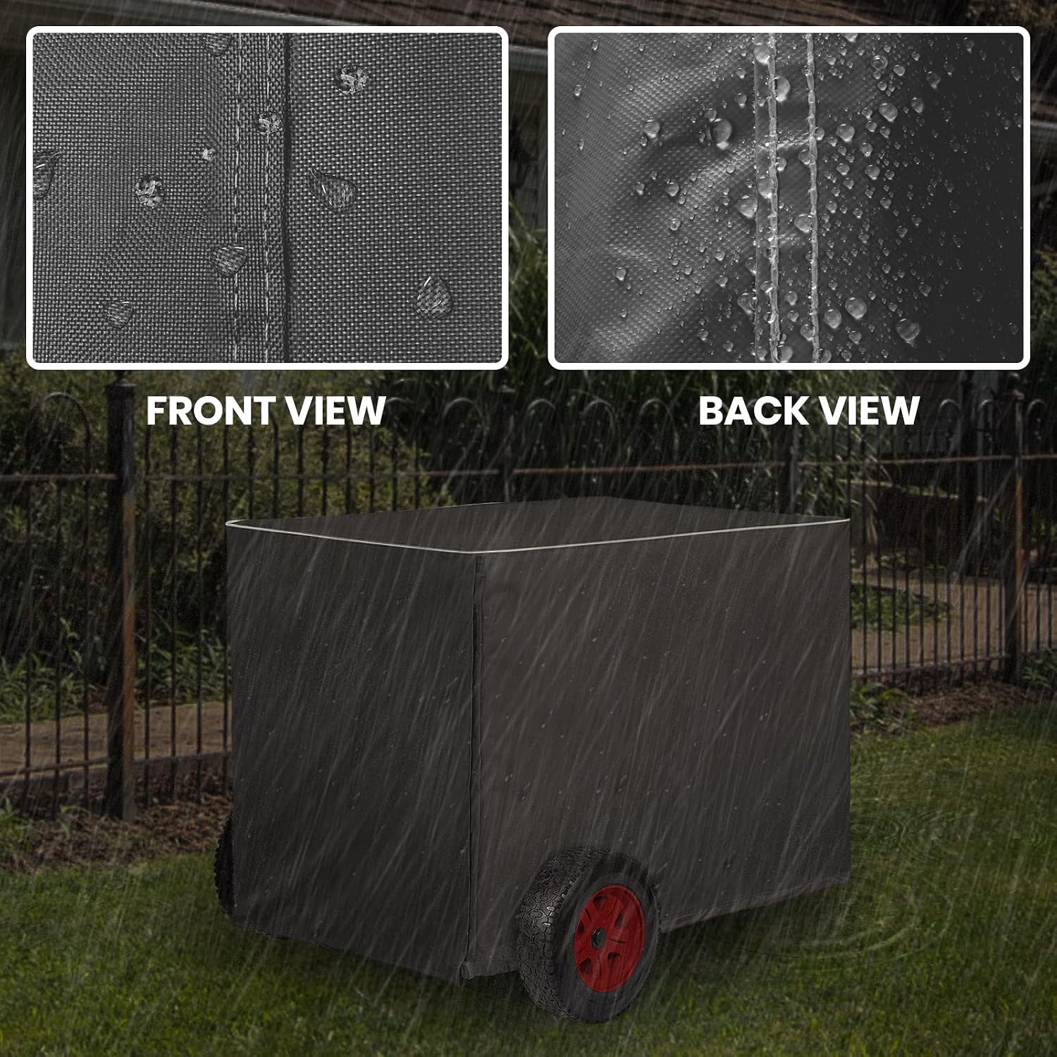 Leader Accessories Durable Universal Waterproof Generator Cover (35" Lx 26" Wx 28" H)