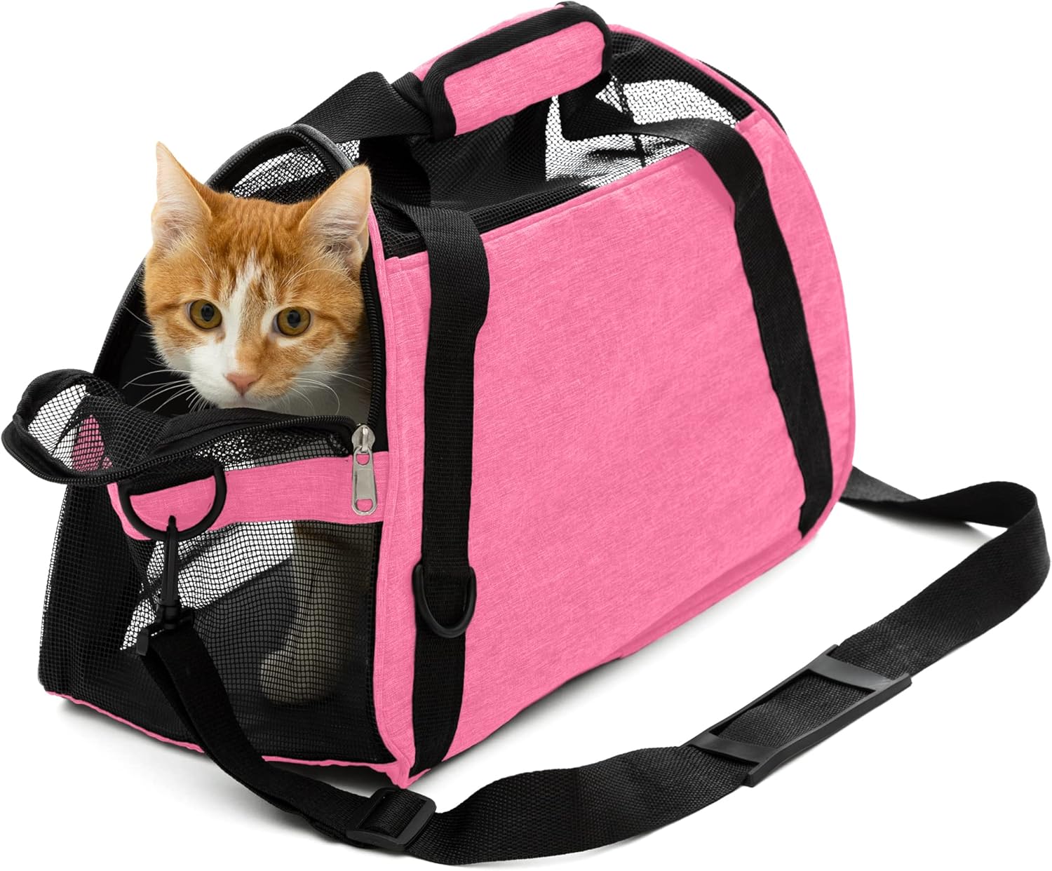 Premium Small Cat Carrier for Small Cats Under 15 lbs Soft Cat Carrier for