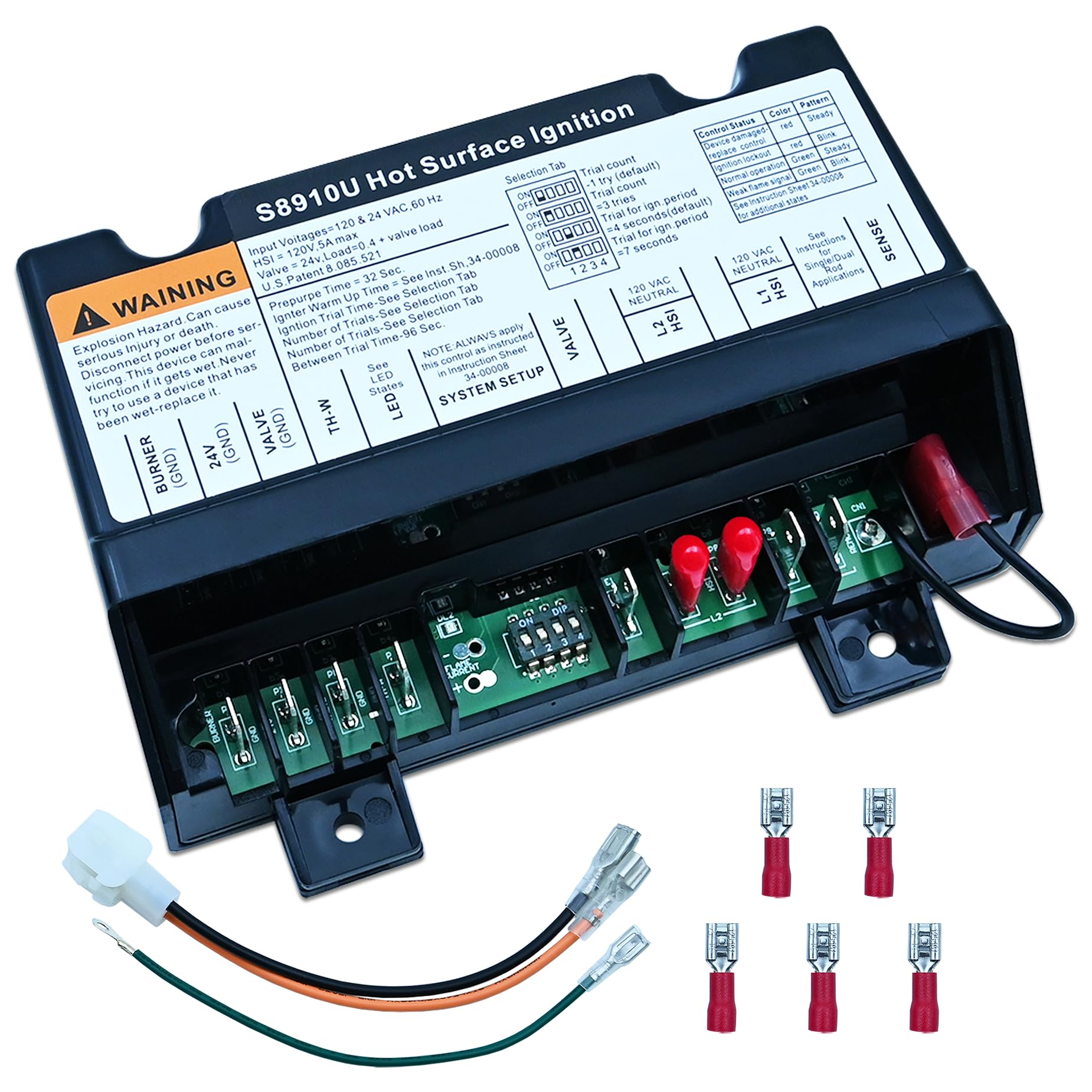 Photo 1 of S8910U3000 Universal HIS Module, Compatible with Honeywell S8910U3000 Hot Surface Ignition