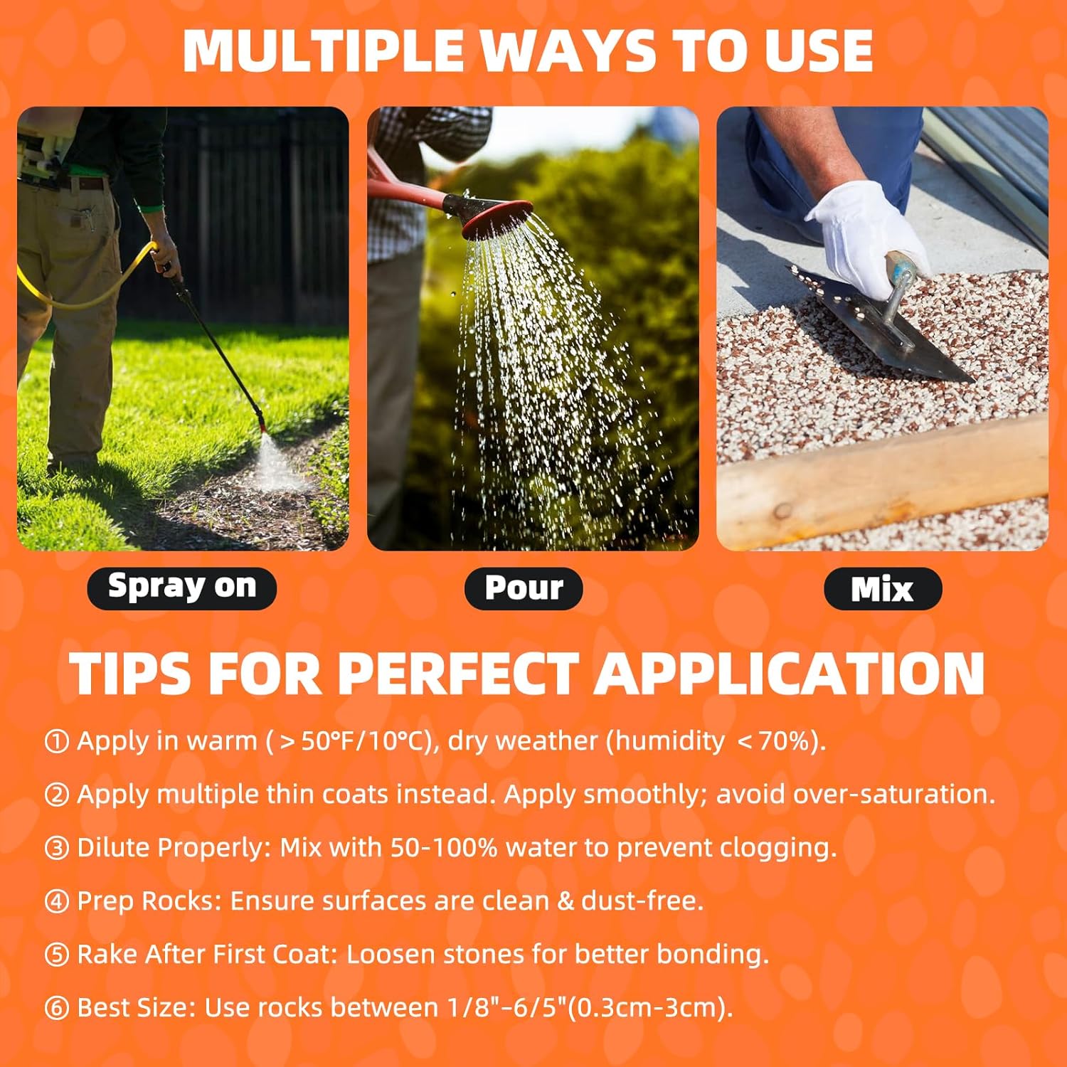 Mulch Glue, Rock Glue for Landscaping – 31.4OZ All-Weather Mulch Glue, Grip Max Strength for Long-Lasting Hold, Fast-Drying, Safe for Gardens & Play Areas