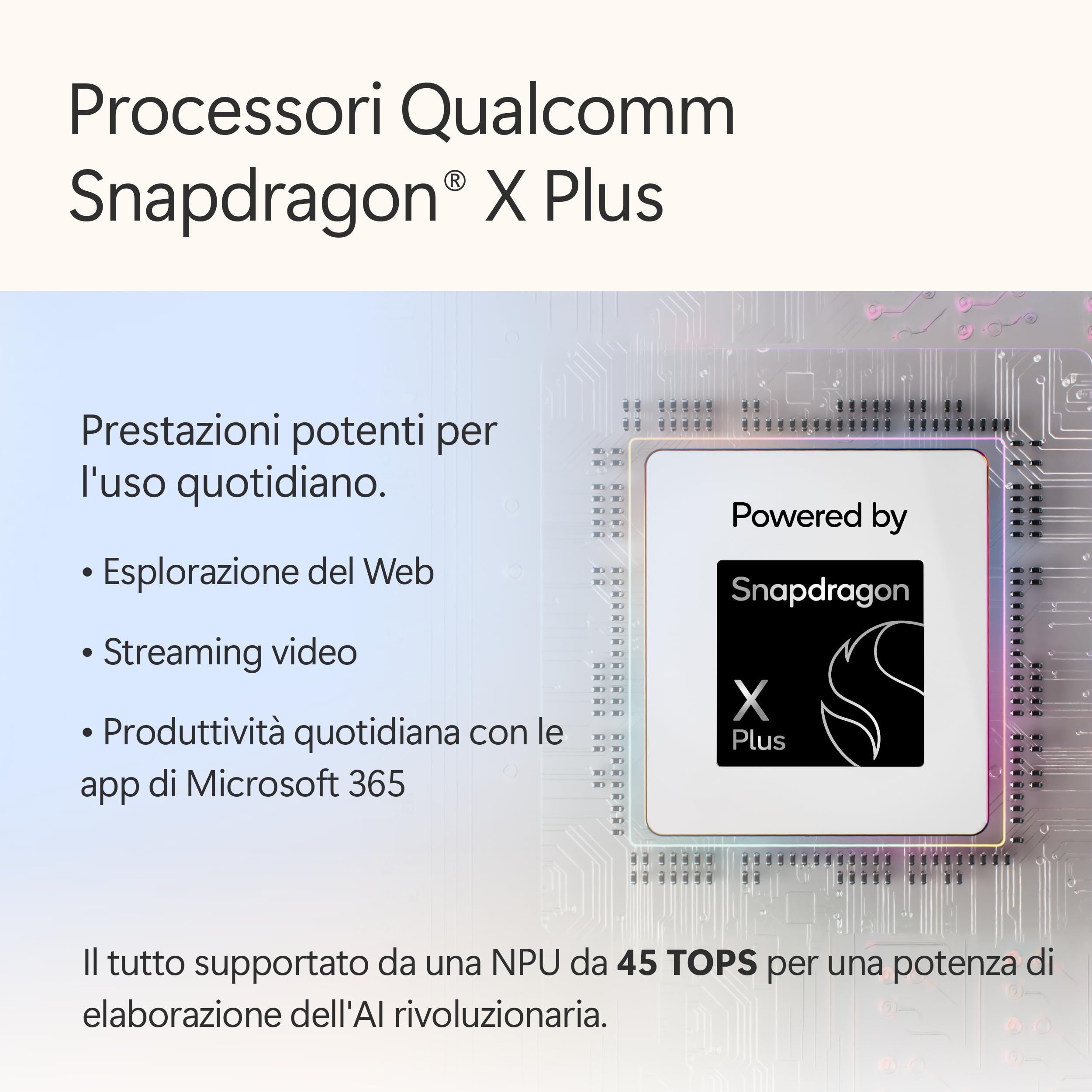 Microsoft Surface Laptop | Copilot+ PC | LCD Touchscreen 13 pollici | Snapdragon X Plus | 16 GB di RAM | 512 di memoria | Ultimo modello | Oceano