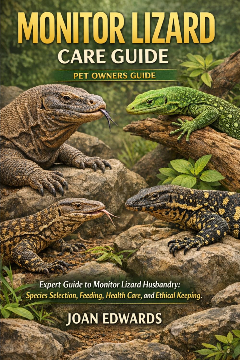 MONITOR LIZARD CARE GUIDE: Expert Guide to Monitor Lizard Husbandry: Species Selection, Feeding, Health Care, and Ethical Keeping.