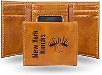 Vista 1 de Rico Industries Billeteras grabadas láser de los New York Knicks de la NBA, New York Knicks, Casual