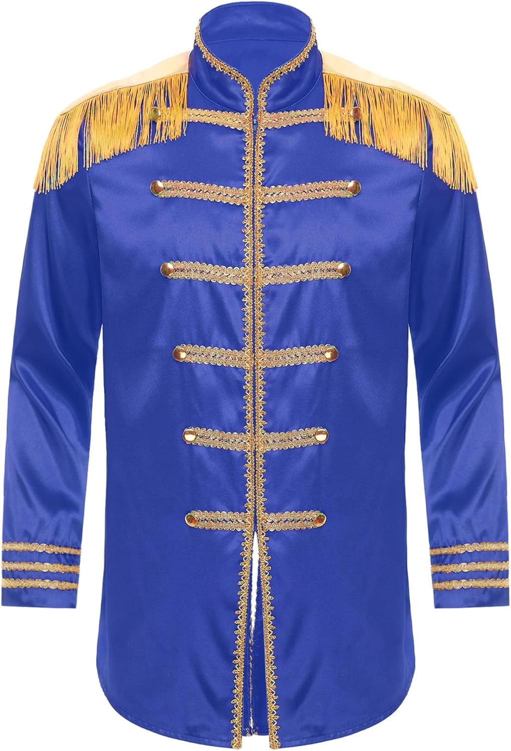 Mens Hippie Music Star 1960s Xmas SGT Sergeant Pepper Jacket Halloween Costumes - Image 3