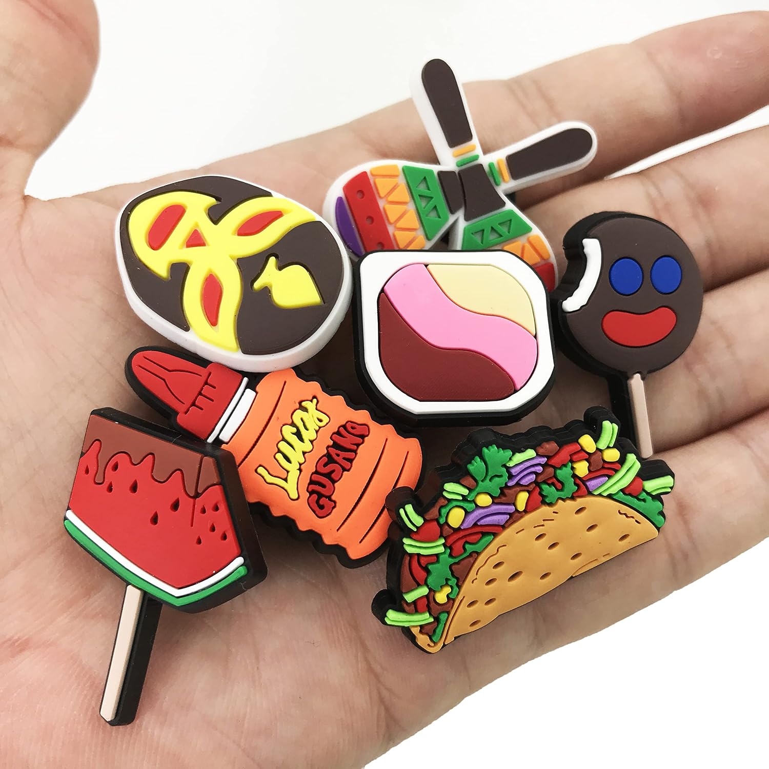30pcs Mexican shoe charms Mexico shoe Decoration Men and Women Party Gifts Adults Favors