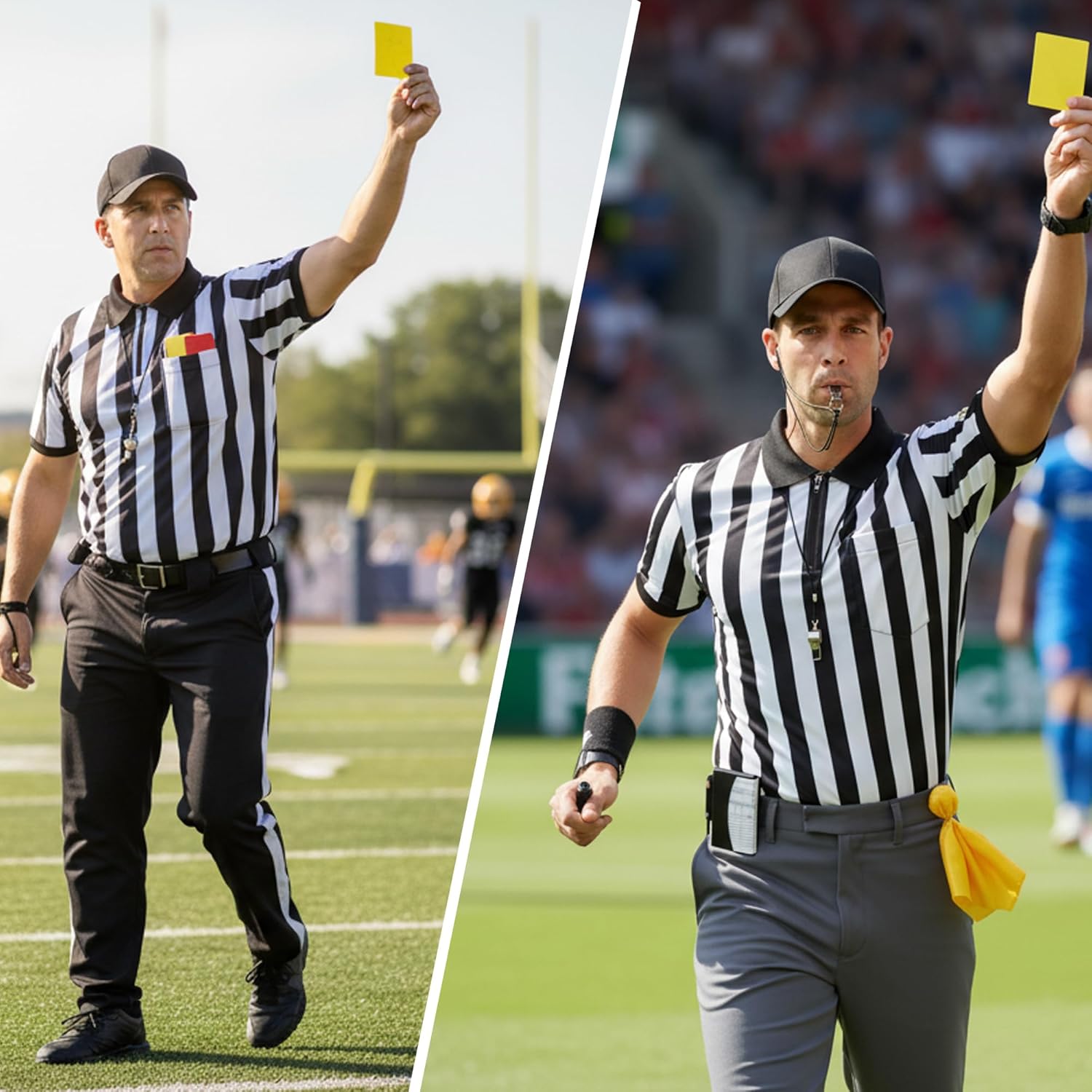 Striped Referee Shirt Halloween Costume Men's, Football Soccer Sports and Halloween Cosplay - Image 6