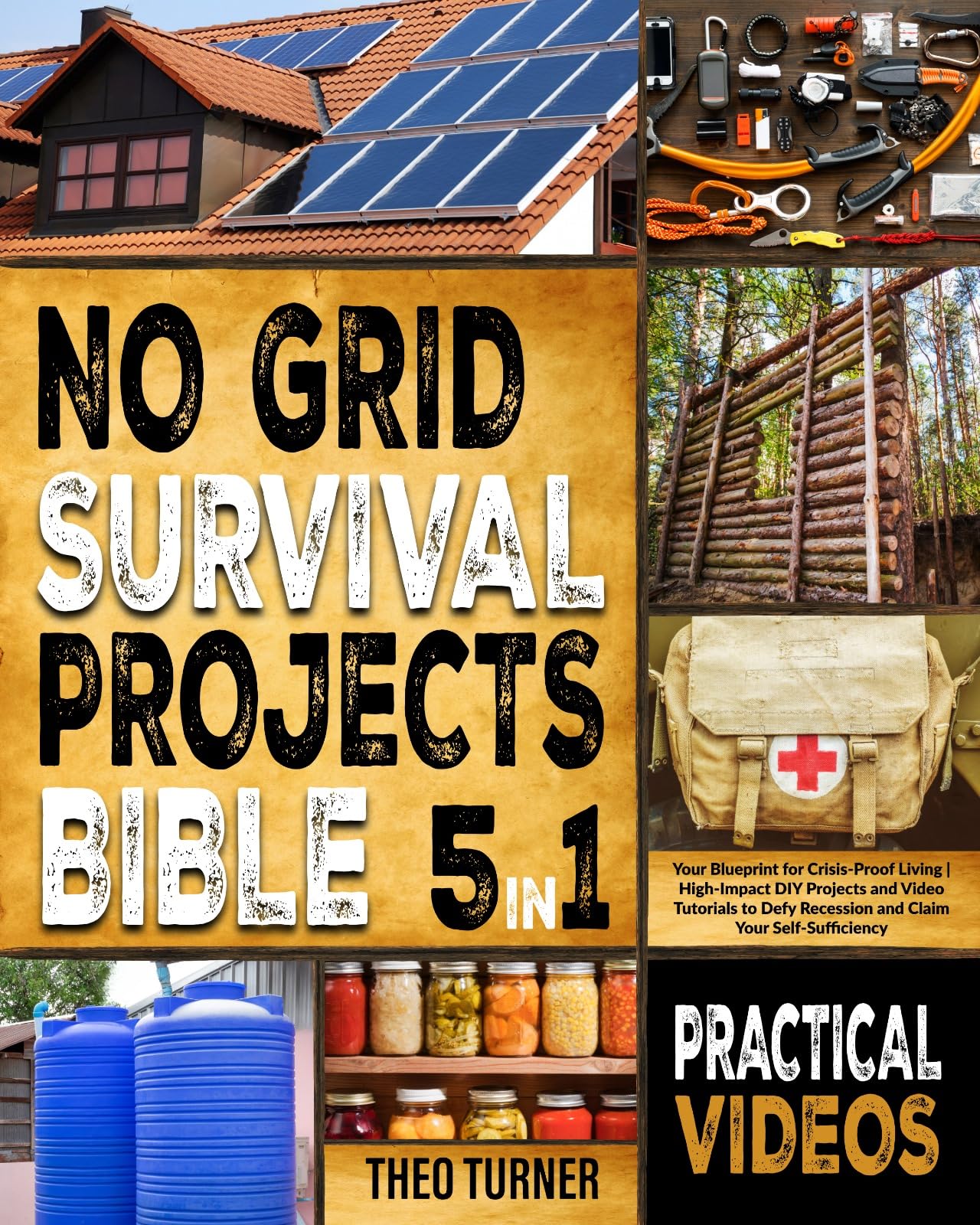 No Grid Survival Projects Bible: [5 in 1] Your Blueprint for Crisis-Proof Living | High- Impact DIY Projects and Video Tutorials to Defy Recession and Claim Your Self-Sufficiency