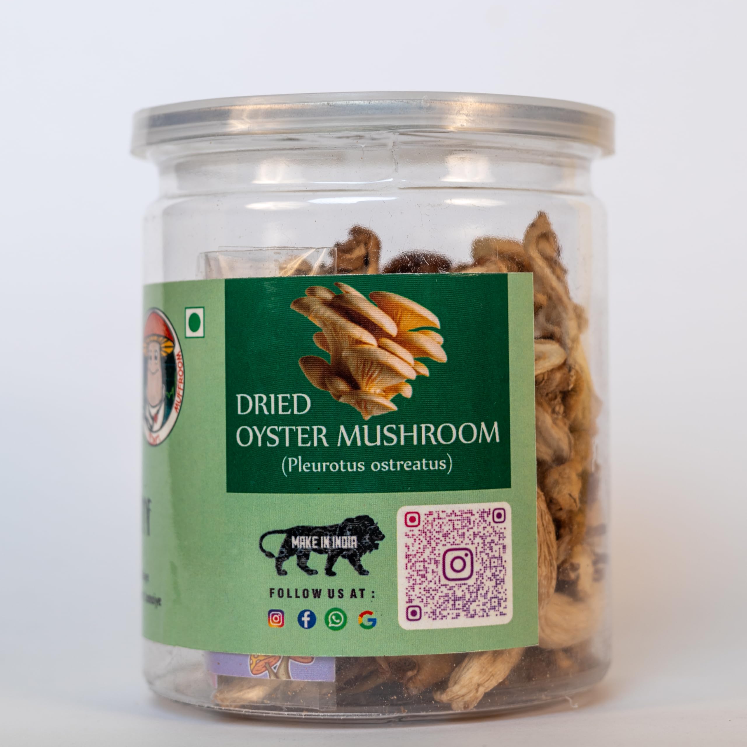 Dr.Muffroom Dried Oyster Mushrooms || Cholesterol Free || Heart-Healthy || Versitile Culinary Delight || Umami Blast || 100% Natural Organically Dried Mushrooms || 60 Grams Pack of 2 2