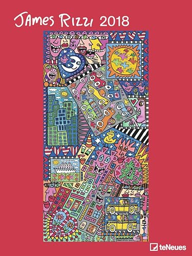 2018 James Rizzi Poster Calendar - teNeues - Art Calendar - 48 x 64 cm