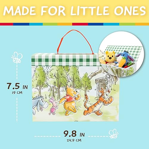 Miniatura 5 de KIDS PREFERRED Disney Baby Winnie The Pooh and Friends Deluxe Take Along Travel Playset de 100 acres Woods Picnic con Pooh y Eeyore Beanbag de felpa