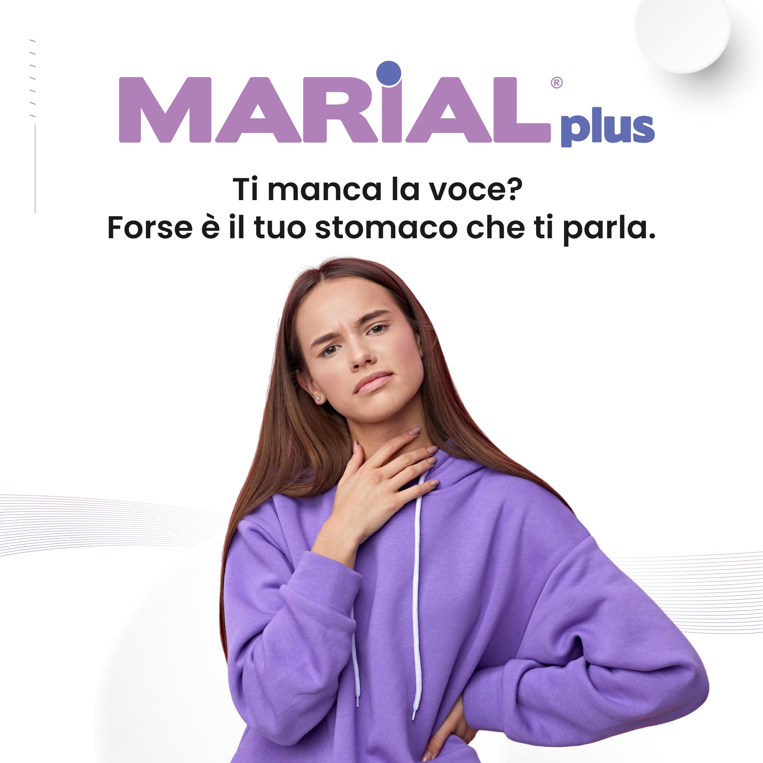 Aurora Biofarma Marial Plus - Integratore per Sistema Digerente e Tono della Voce - Azione Emolliente e Lenitiva - 20 Stick Orali Monodose