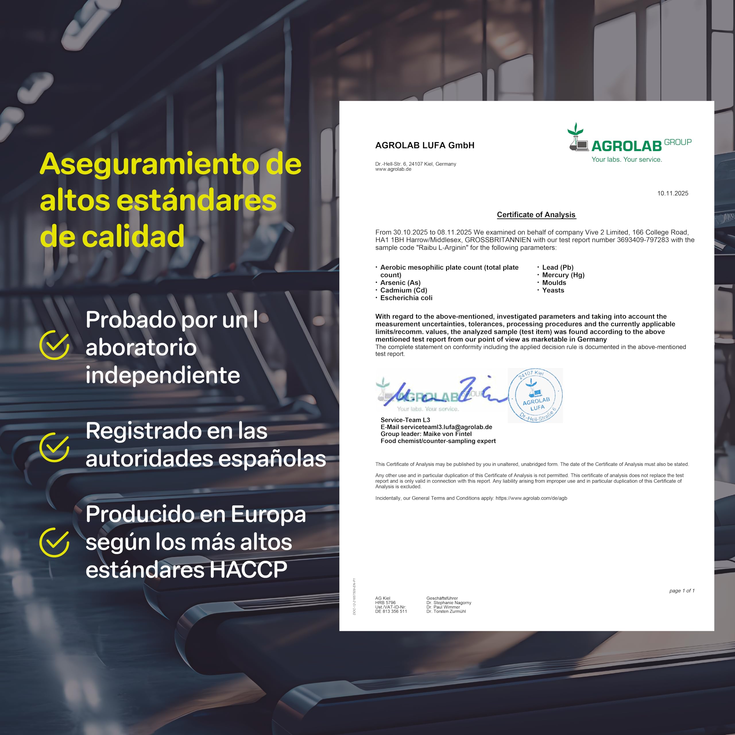 L-Arginina 365 Cápsulas - 6000 mg L-Arginina HCL Pura para Circulación por Dosis Diaria - Alta Dosificación, Sin Aditivos y Probado en Laboratorio