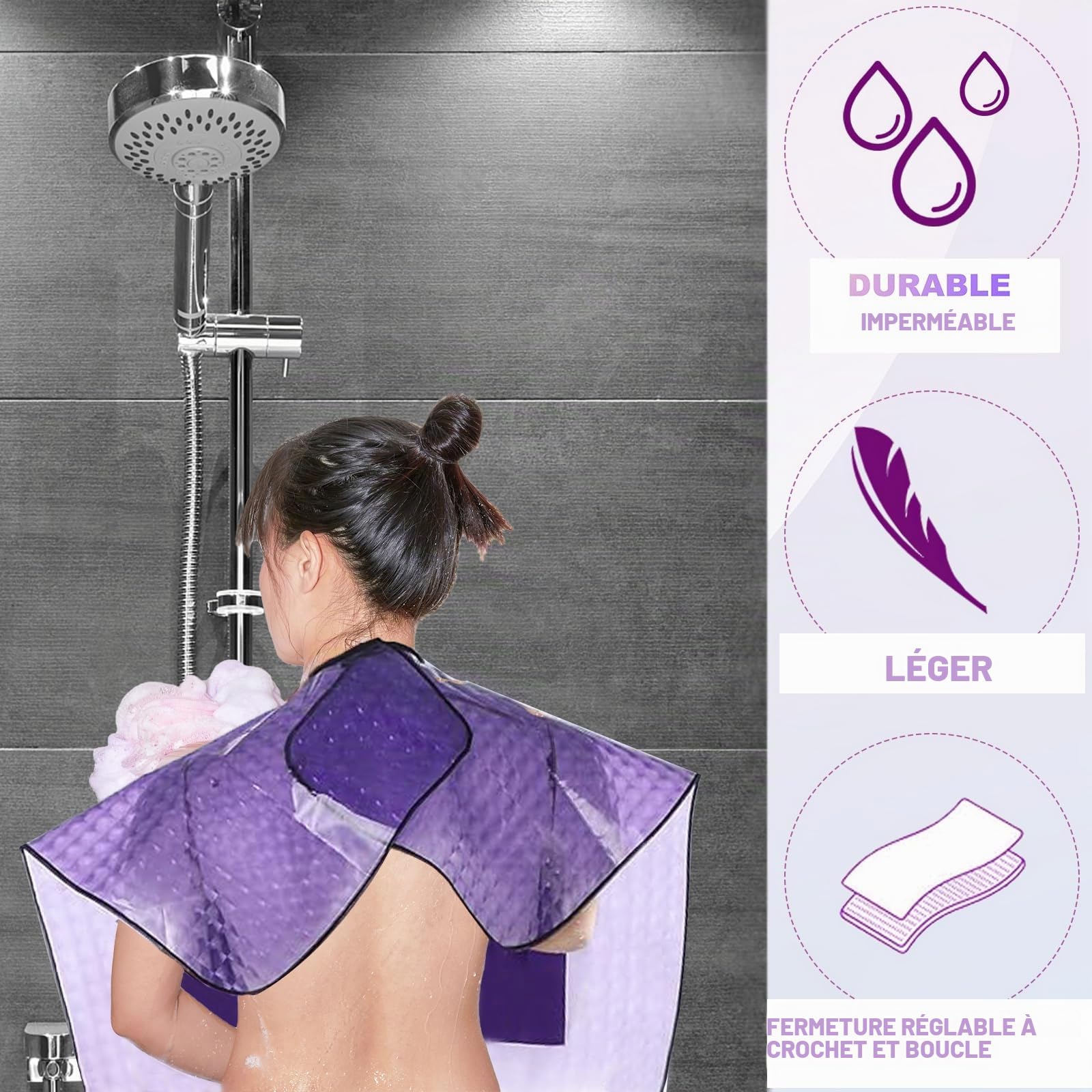 Mastectomie Poitrine Chirurgie Épaule Douche Protection Imperméable Postopératoire Cape de Douche Résistant à L'eau Post Chirurgie Vêtement