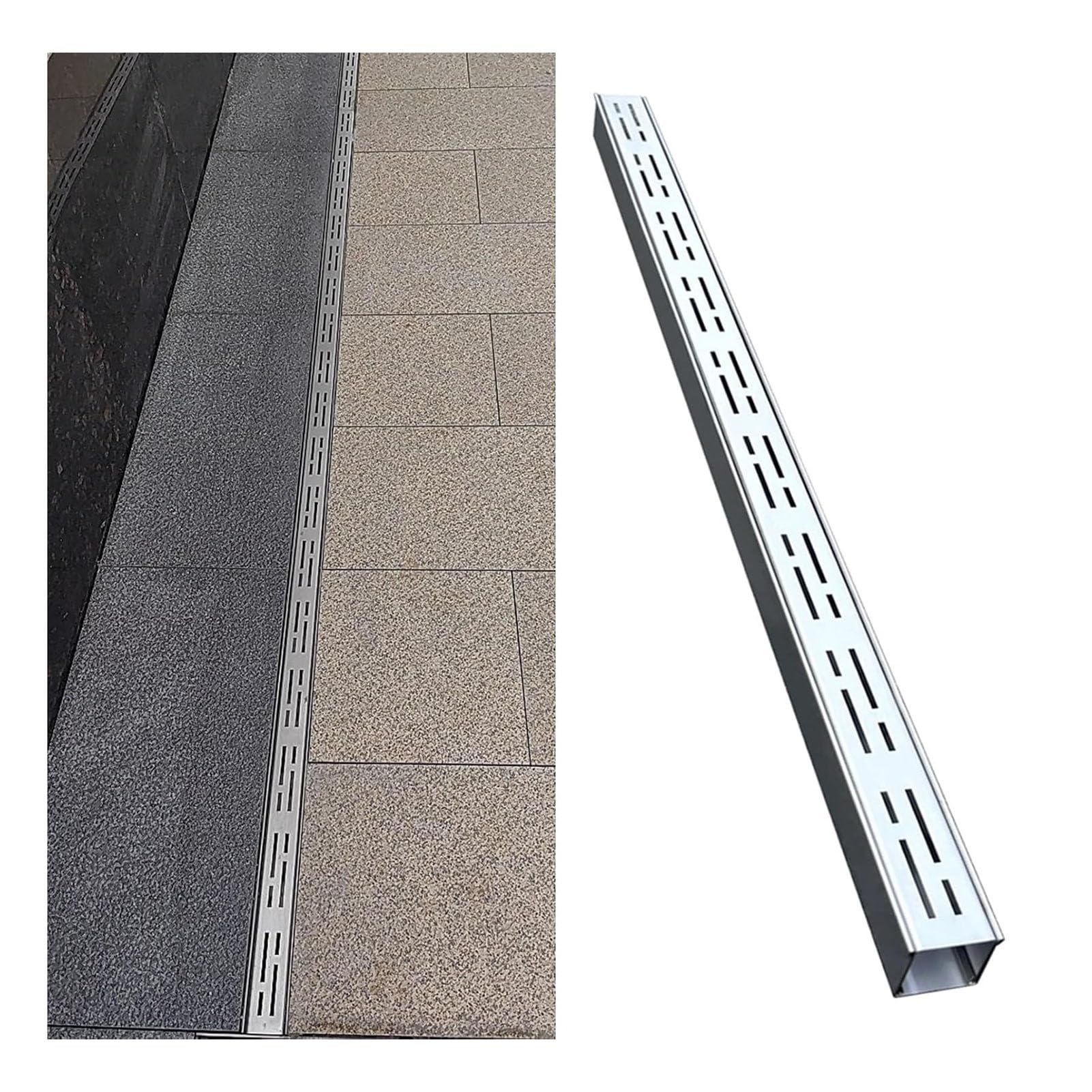 Caniveau de drainage pour jardin et terrasse pour des extérieurs toujours secs