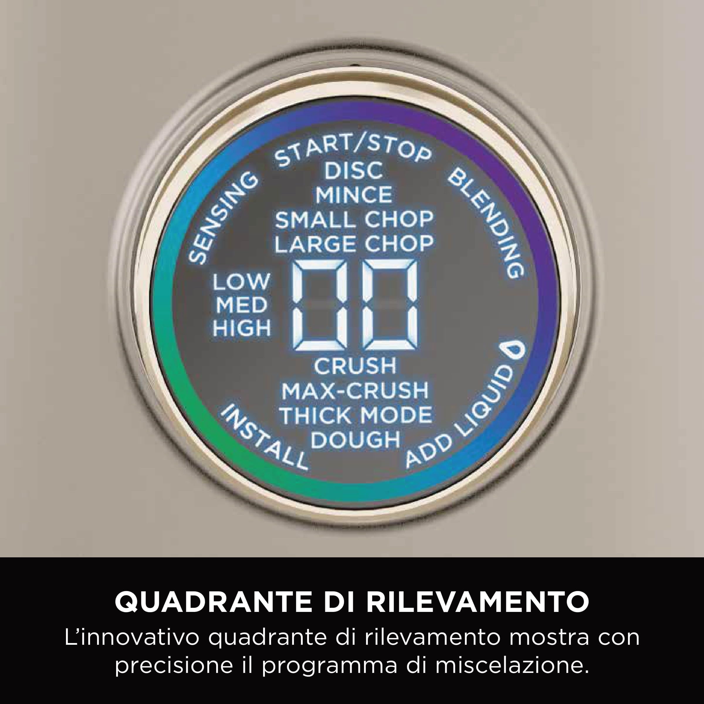 Ninja Frullatore Detect Power Processor Pro 3 in 1 1200W, Robot da Cucina, 3 Bicchieri Monoporzione, Caraffa da 2.1L, Lame per Impastare, Frullare, Tritare e Miscelare, Pietra oro, TB401EUSTGD