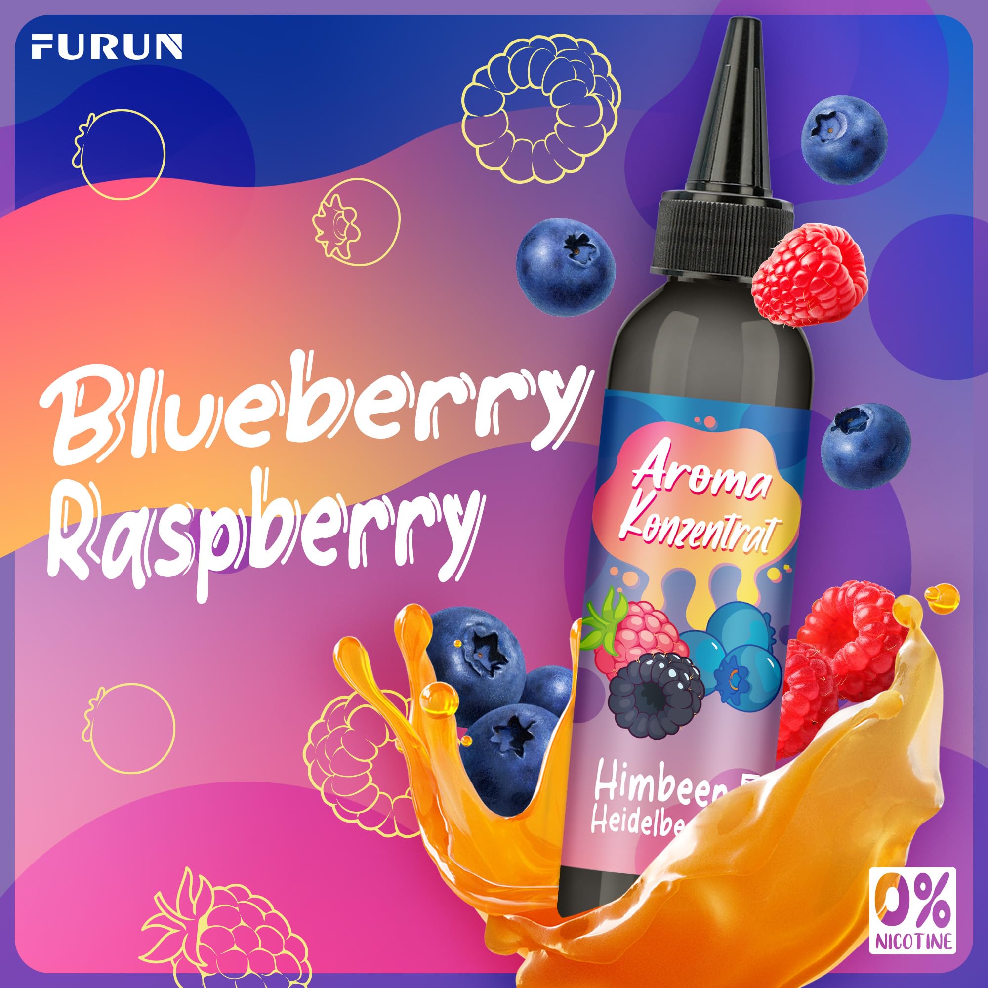 e liquide myrtille framboise E-liquide Blueberry Raspberry - Tornadoliq