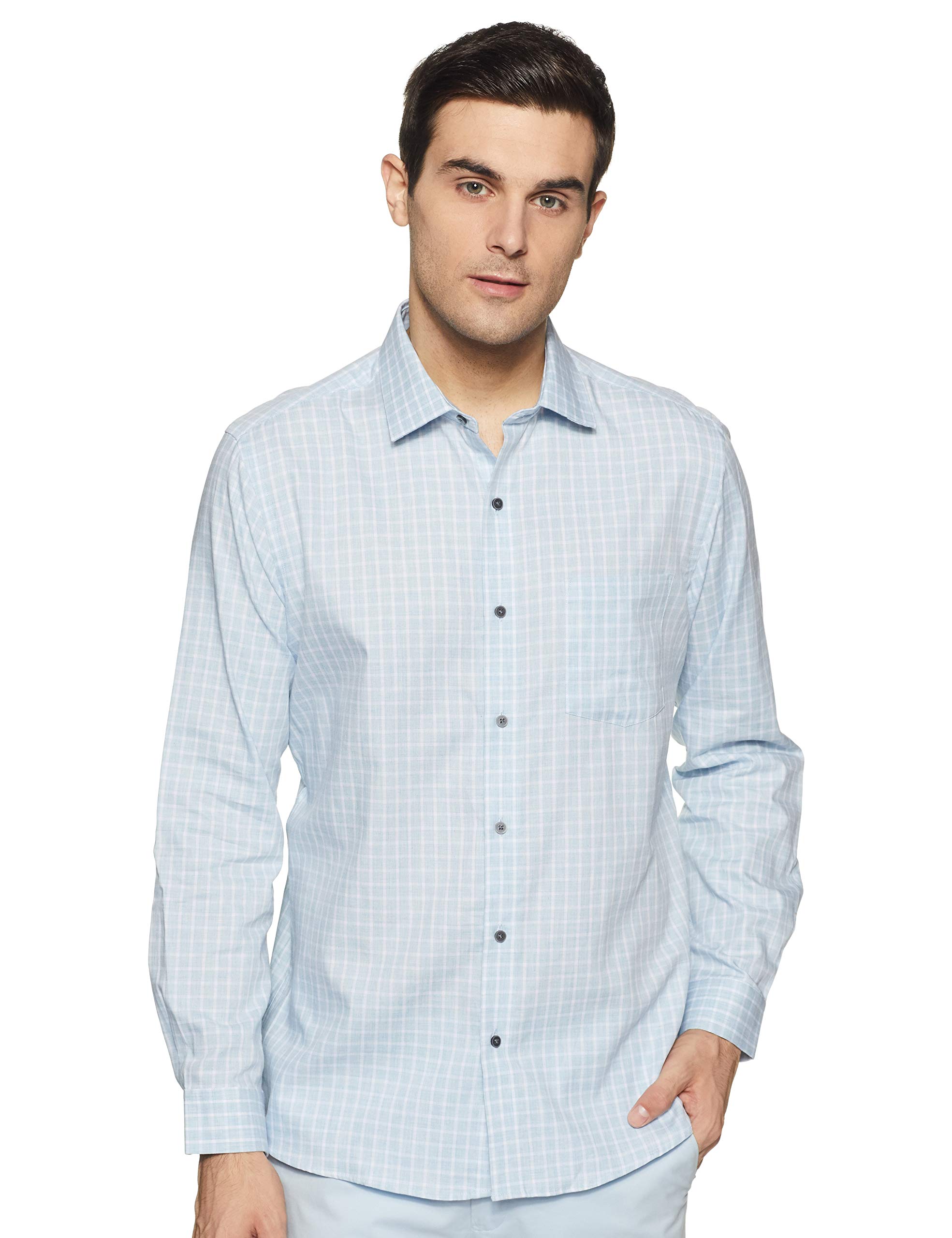 ArrowMen's Cotton Solid Slim Fit Shirt