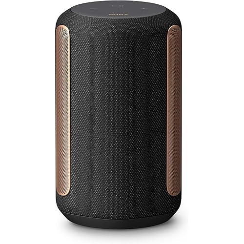 Sony SRS-RA3000 Wi-Fi-Enabled 360 Reality Audio Wireless Speaker with Ambient Room-Filling Sound (Black)