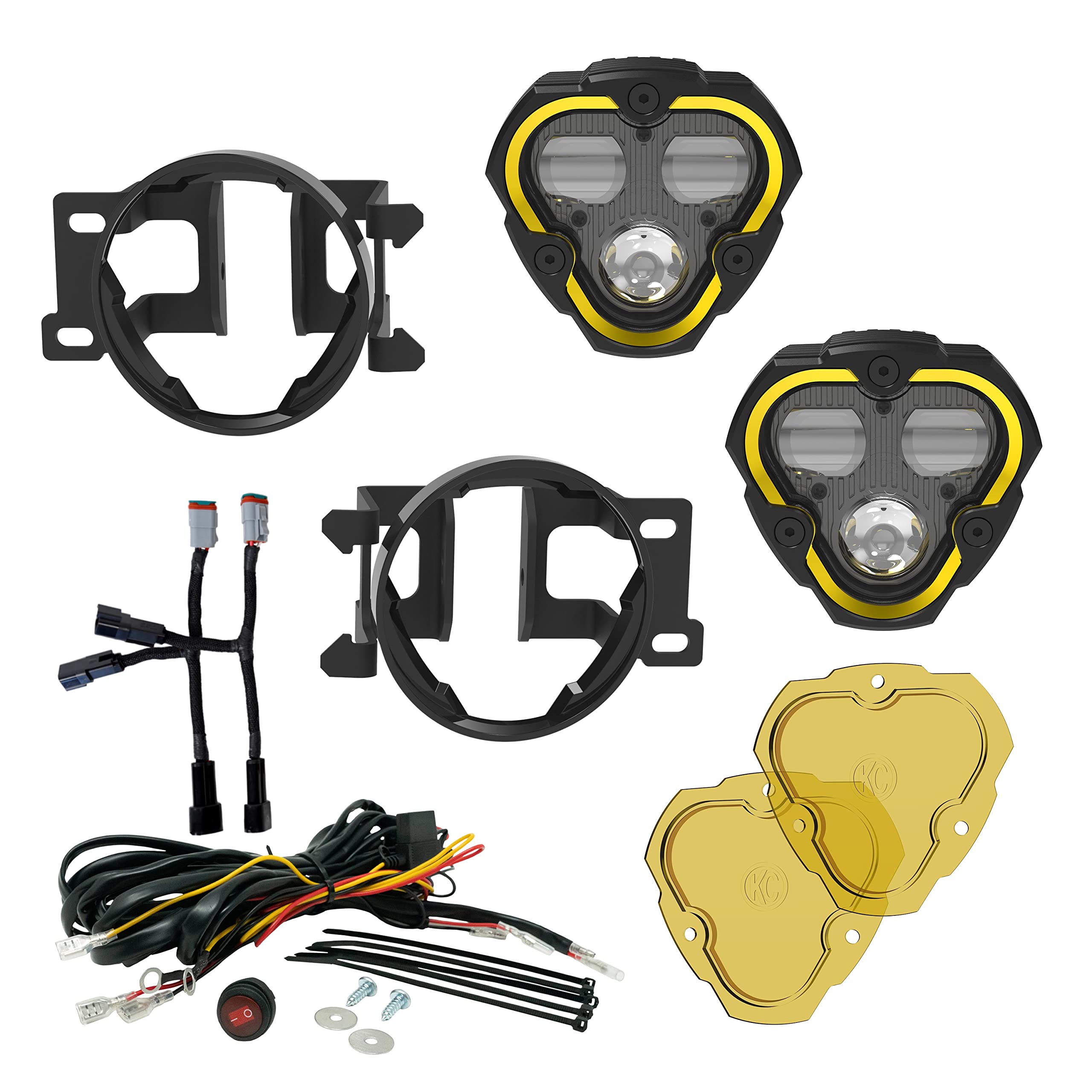 Amazon | KC HiLiTES FLEX ERA 3 Dual Mode SAE Fog Lights - 2