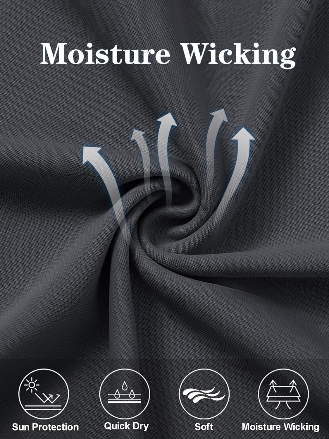 Men's UPF 50+ Sun Protection Long Sleeve Hoodie Shirt Outdoor UV Fishing Shirts for Workout, Running, Fishing,Hiking - Image 6