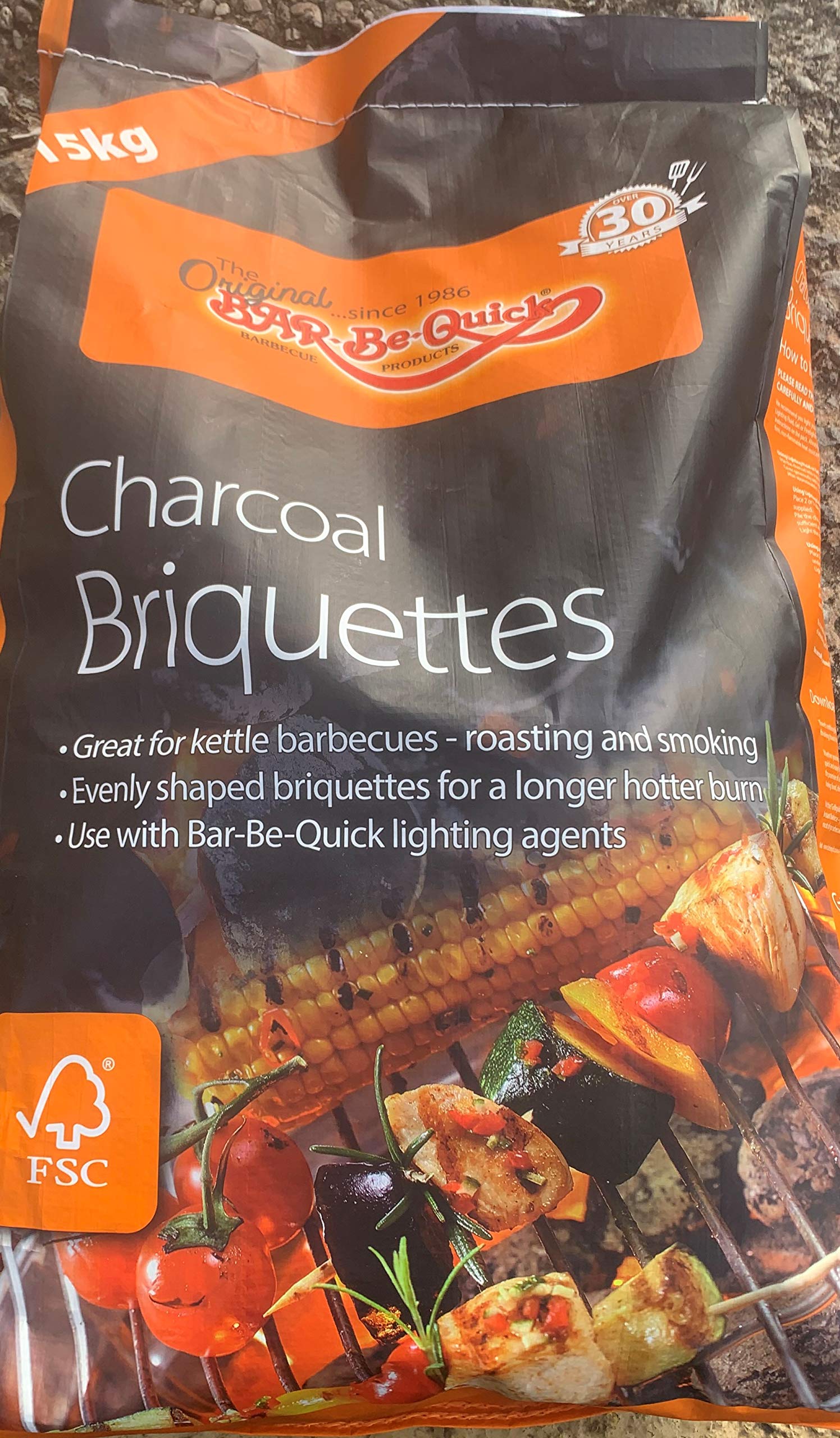 Bar Be Quick Charcoal Briquettes 15 Kg