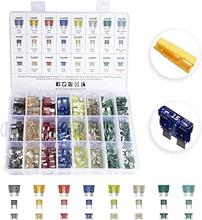 MulWark 272pc Blade Car Fuses Automotive Assortment Kit - Standard & Mini & Low Profile Mini(2A 5A 10A 15A 20A 25A 30A 35A), w/A Fuse Puller For Car Boat Truck SUV RV Auto Fuses