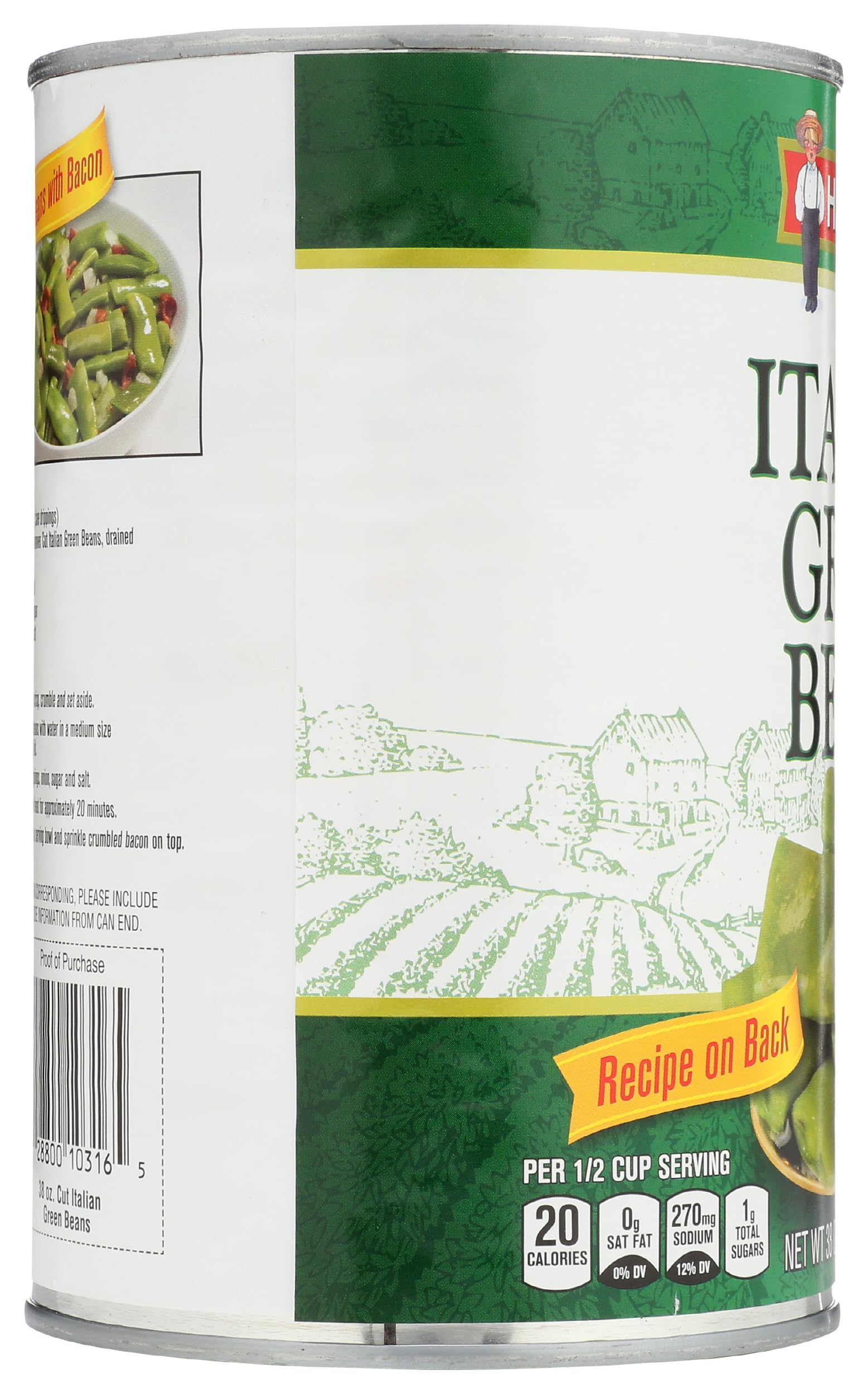 Hanover Cut Italian Green Beans, 38 Ounce (Pack of 12)