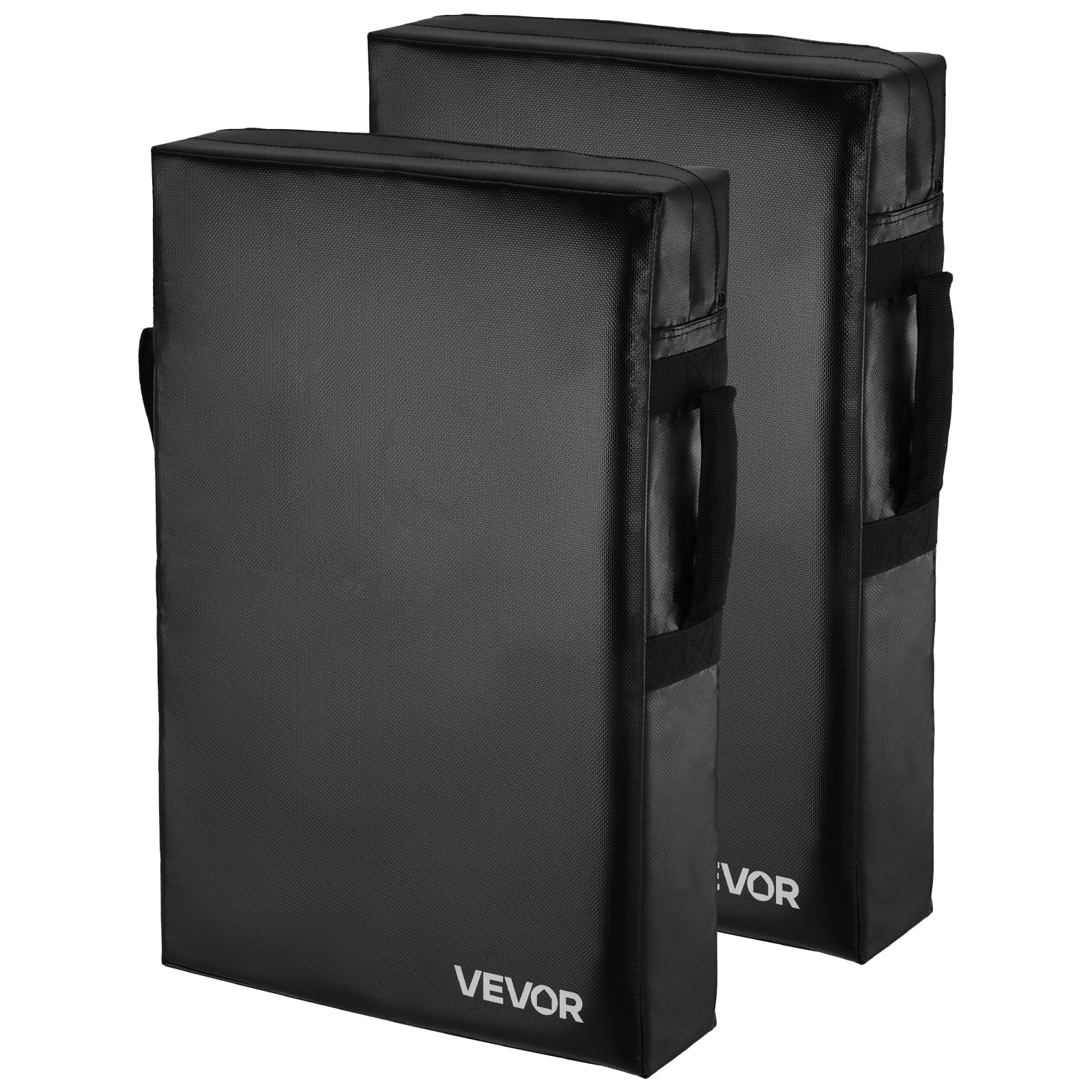 VEVOR Bouclier de Percussion de Rugby 60x40,5 cm 2PCs, Matériels d’Entraînement de Football Américain en Éponge Haute Densité, Coussinets de Blocage avec Poignées, Équipement pour Hockey, Crosse