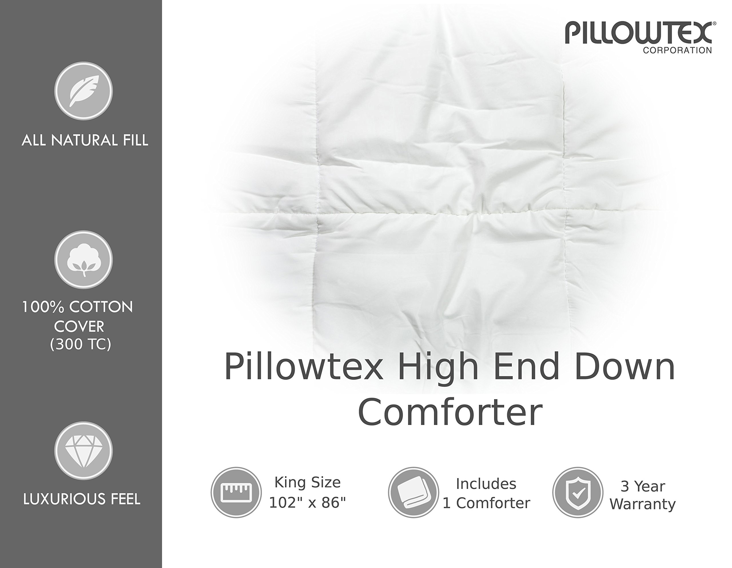 Pillowtex High End Down Comforter (King/Cal King)