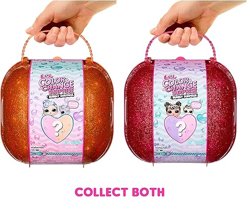 Miniatura 6 de L.O.L. Surprise! - Bolso de juguete color naranja Bubbly Surprise que cambia de color con exclusiva muñeca y mascota.