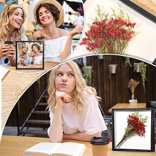 Miniatura 6 de Ripeng Paquete de 16 marcos de sombra para ramo de boda, manualidades de regreso a la escuela, fotos conmemorativas, boletos, profesores, medallas,