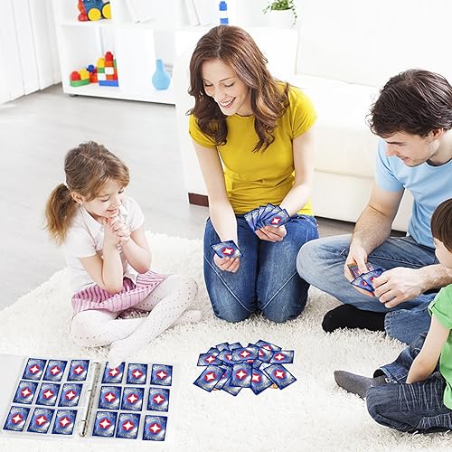 Miniatura 7 de GEAoffice 1260 Fundas de bolsillo para tarjetas, protector de 9 bolsillos para tarjetas comerciales, deportivas, cupones, juegos y tarjetas de