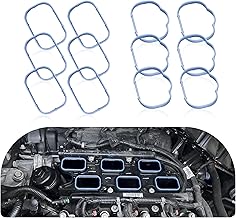6PCS Upper Intake Manifold Gasket and 6PCS Lower Intake Manifold Gasket Set OEM #5184331ac 5184562ac Ms97204,Intake Gasket Set Compatible with Dodge Chrysler Jeep Ram 3.6L