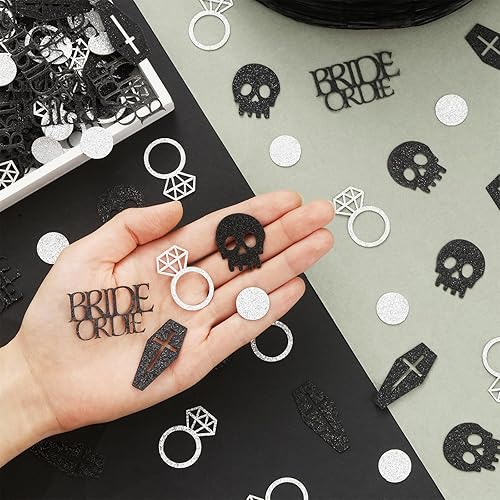 Miniatura 3 de 200 decoraciones de confeti de despedida de soltera para mujeres y niñas, temática de rasgadura, despedida de soltera, compromiso, suministros de