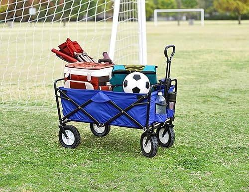 Vista 7 de Mac Sports Wagon plegable para uso al aire libre Azul solido