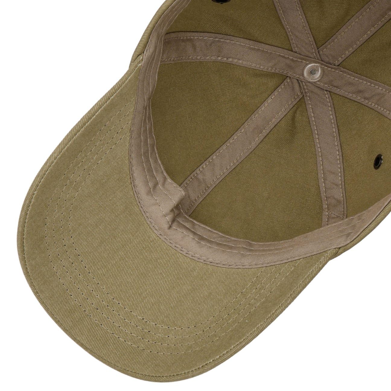 Stetson Classic Cotton Sun Cap 6 Panel Uni einfarbig Damen und Herren Frühling Sommer
