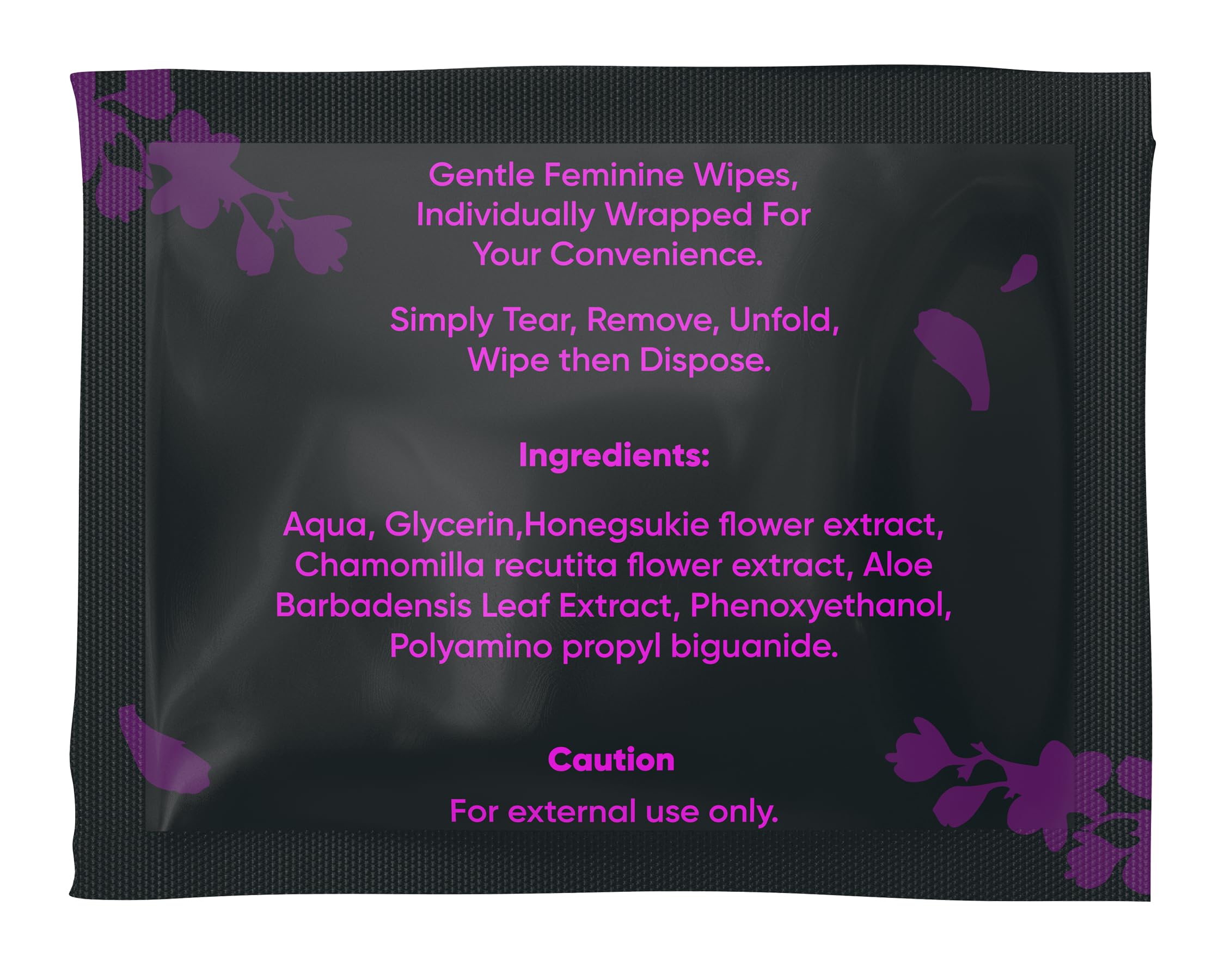 Syren Flushable Feminine Wipes, 20 Pieces, Odorless, Plant-Based, Easy to Carry
