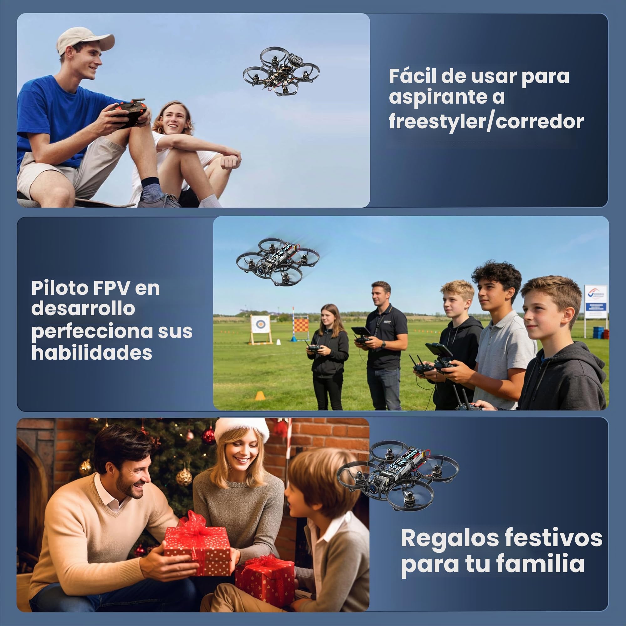 R8 ELRS Tiny Whoop Quadcopter, Ultralight 1S 80mm Micro FPV Dron BNF con 2 Baterías, 12 Mins de Vuelo para Carreras de FPV Freestyle en Interiores, Matrix G4 5EN1 FC, FOV160°, Motor Brushless 0802