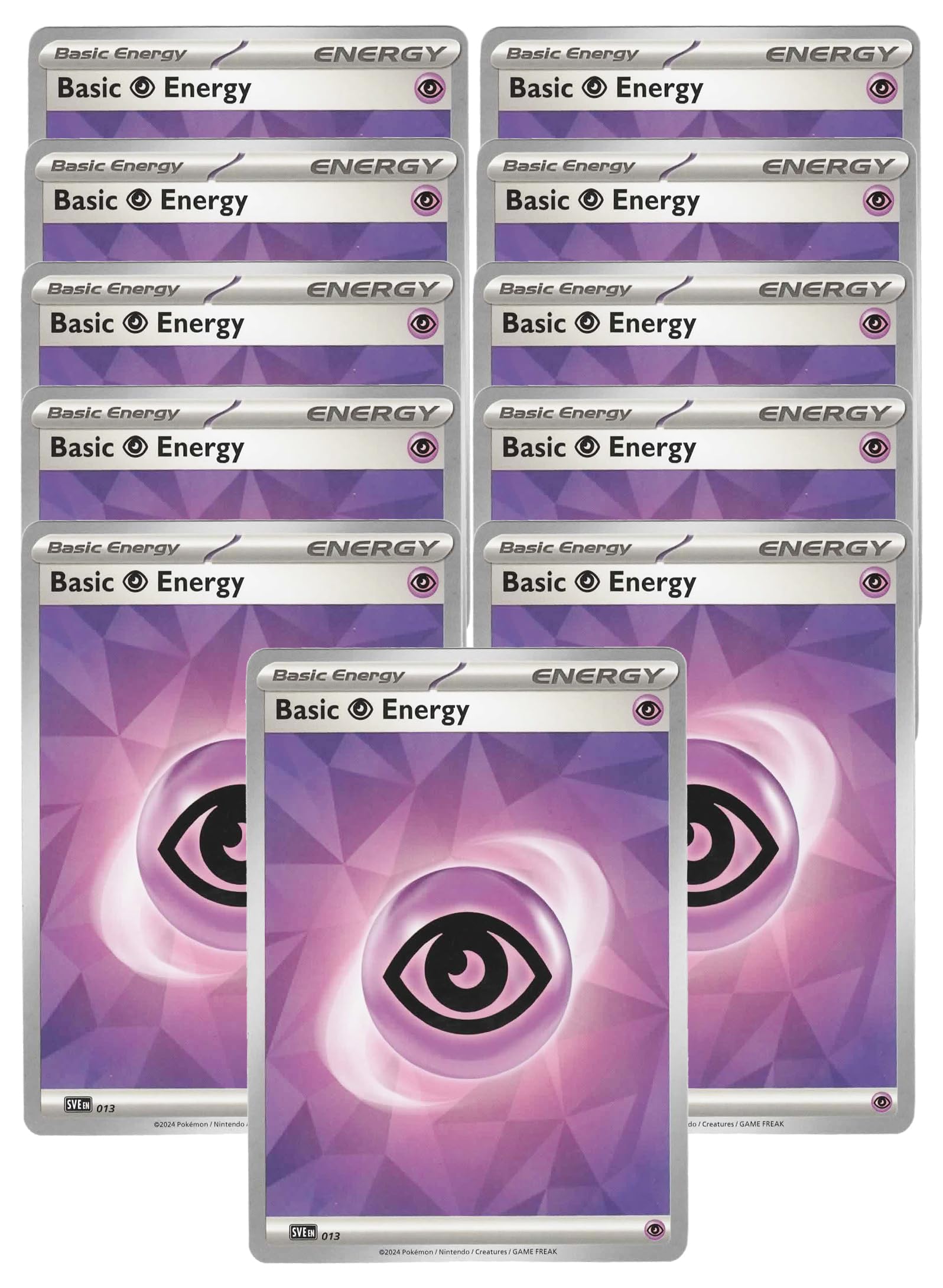 Amazon.com: Pokemon Psychic Energy Card Set x11 - SVE 013