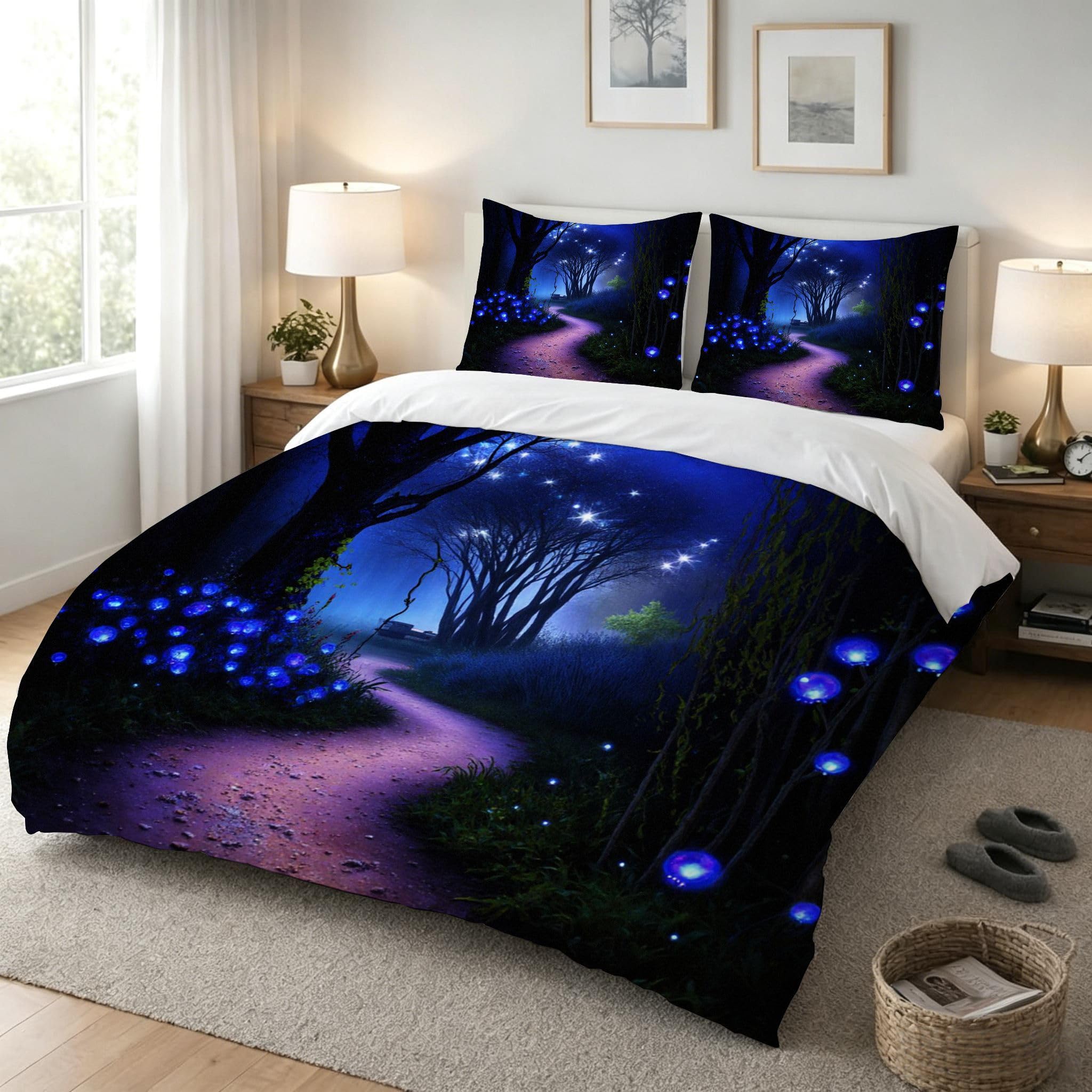 Funda Nórdica Cama 180, 240x260 cm Bosque Azul, AQ2190