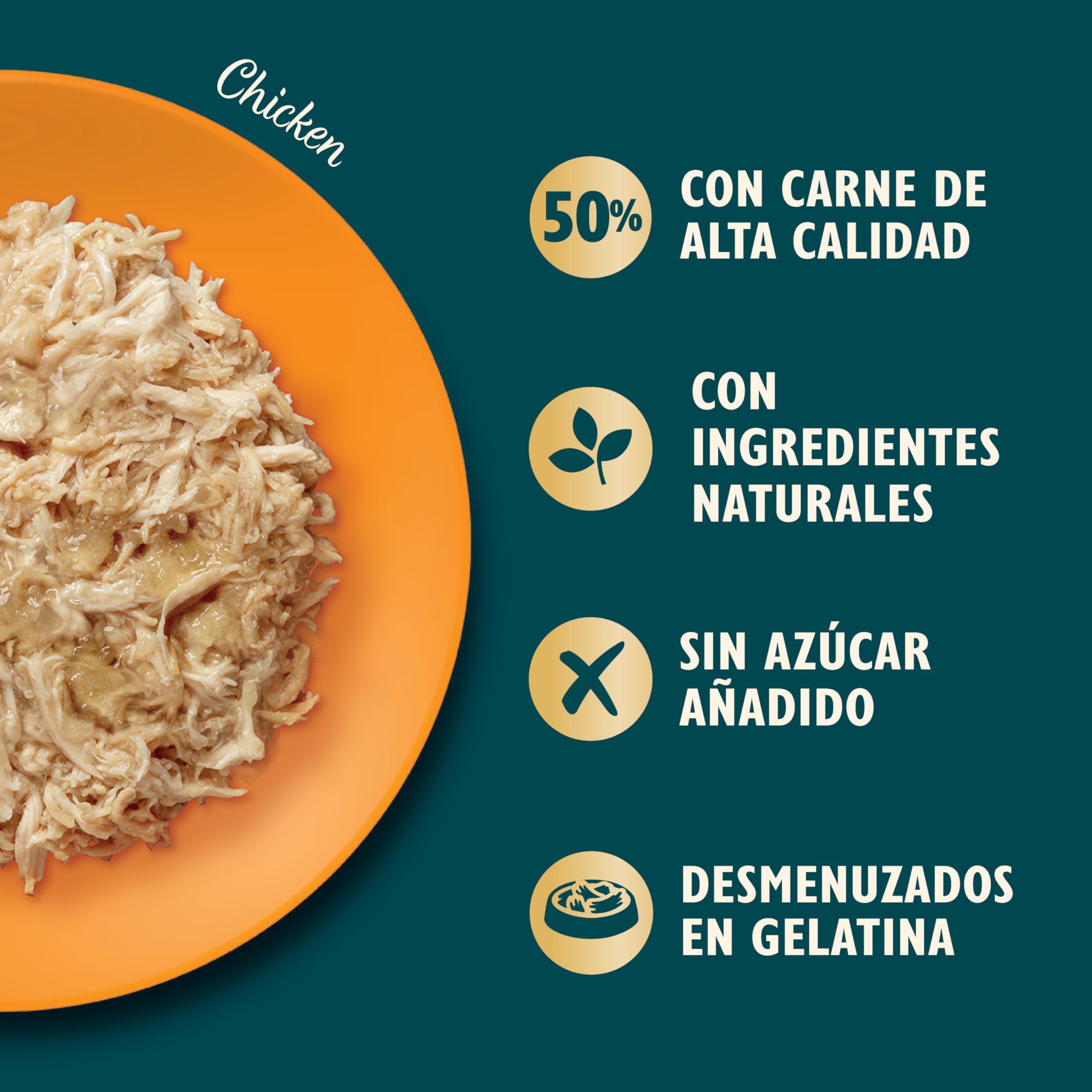 Lily’s Kitchen Filetes Variados para Gatos Adultos – Comida Húmeda Natural en Gelatina, Sin Cereales (Pack 6 x 8 x 70 g)
