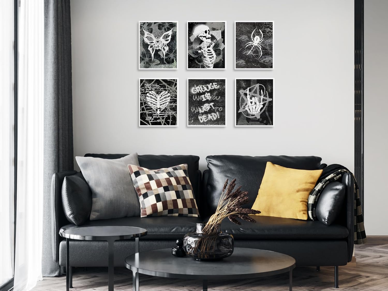 Arte De Pared De Gato Negro Para Decoración De Baño, Arte De Pared Lindo De Gato, Arte De Pared, Paisaje De Flores Silvestres, Pintura, Decoración De La Naturaleza Para Baño, Dormitorio