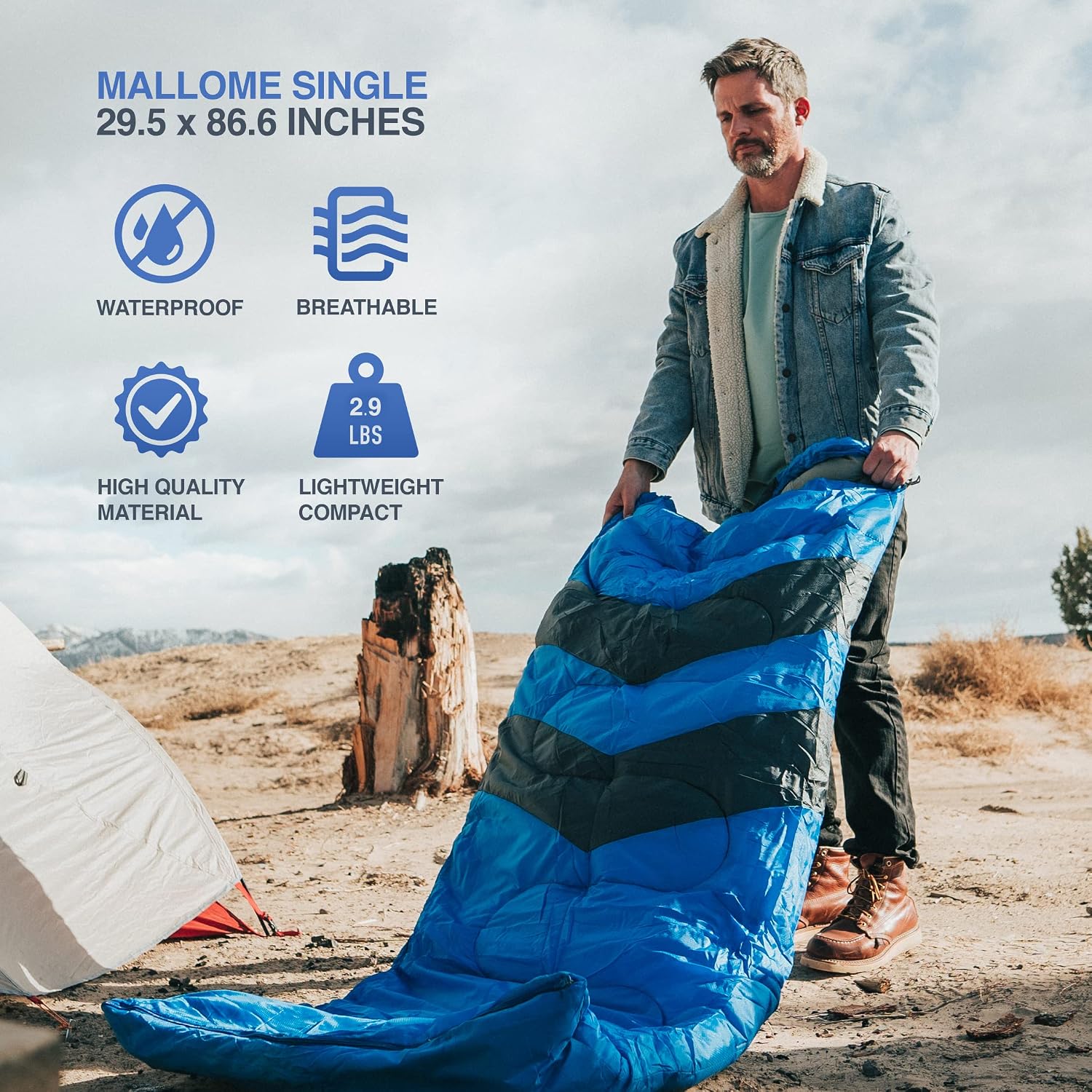 Ultralight Backpacking Sleeping Bag for 