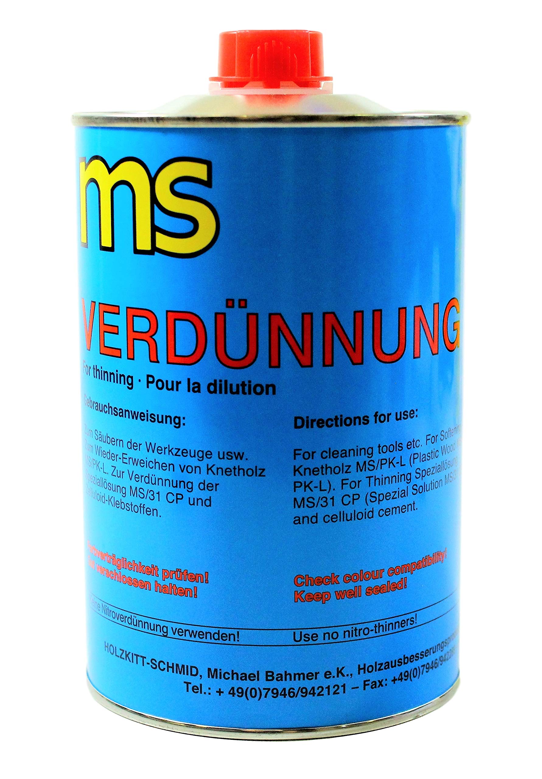 Holzkitt - Knetholz Verdünnung MS / 50C 1000ml