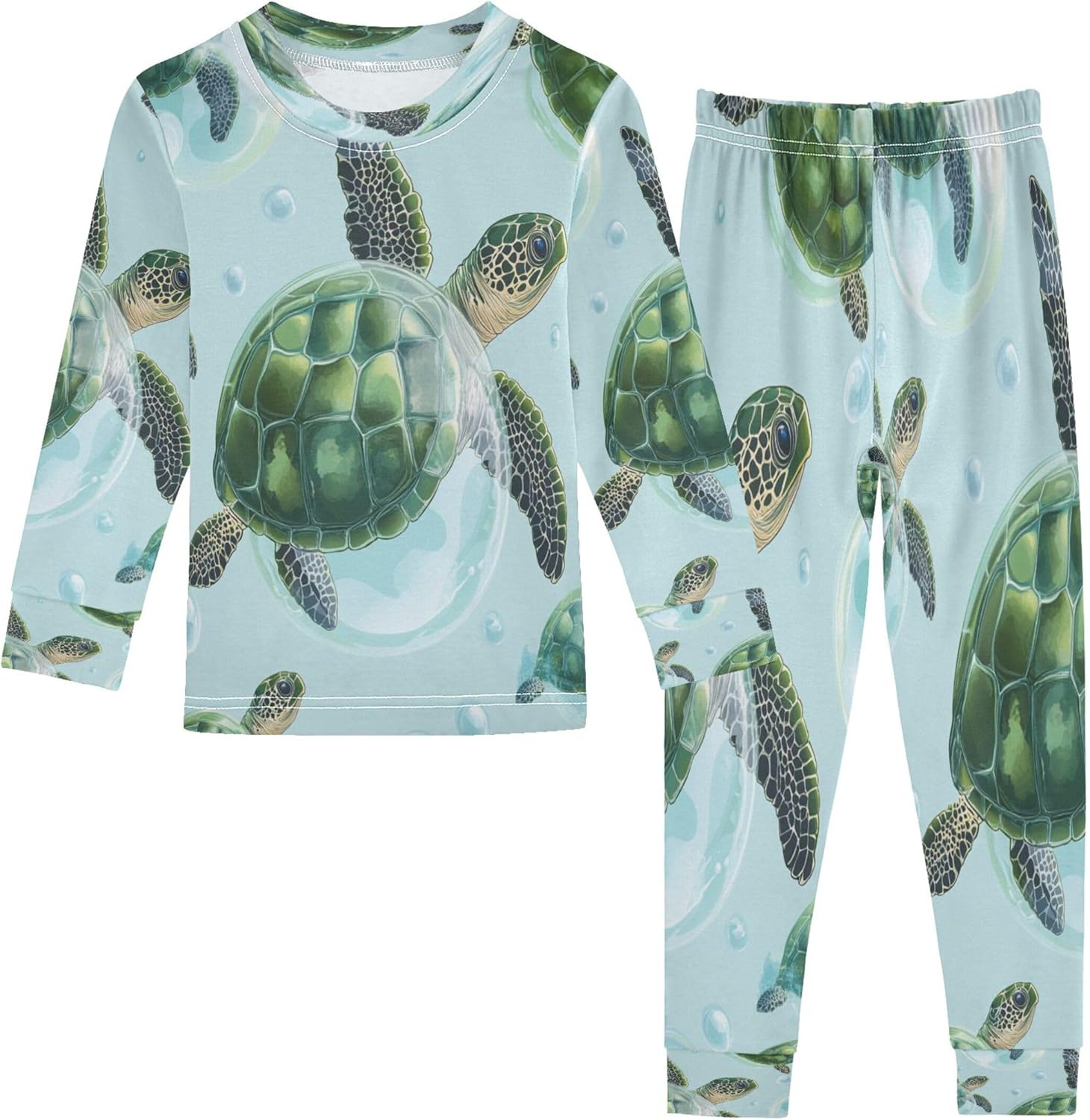 Pajama Sets Long Sleeve Top with Pants Cotton Soft Sleepwear 2 Piece Pjs Set