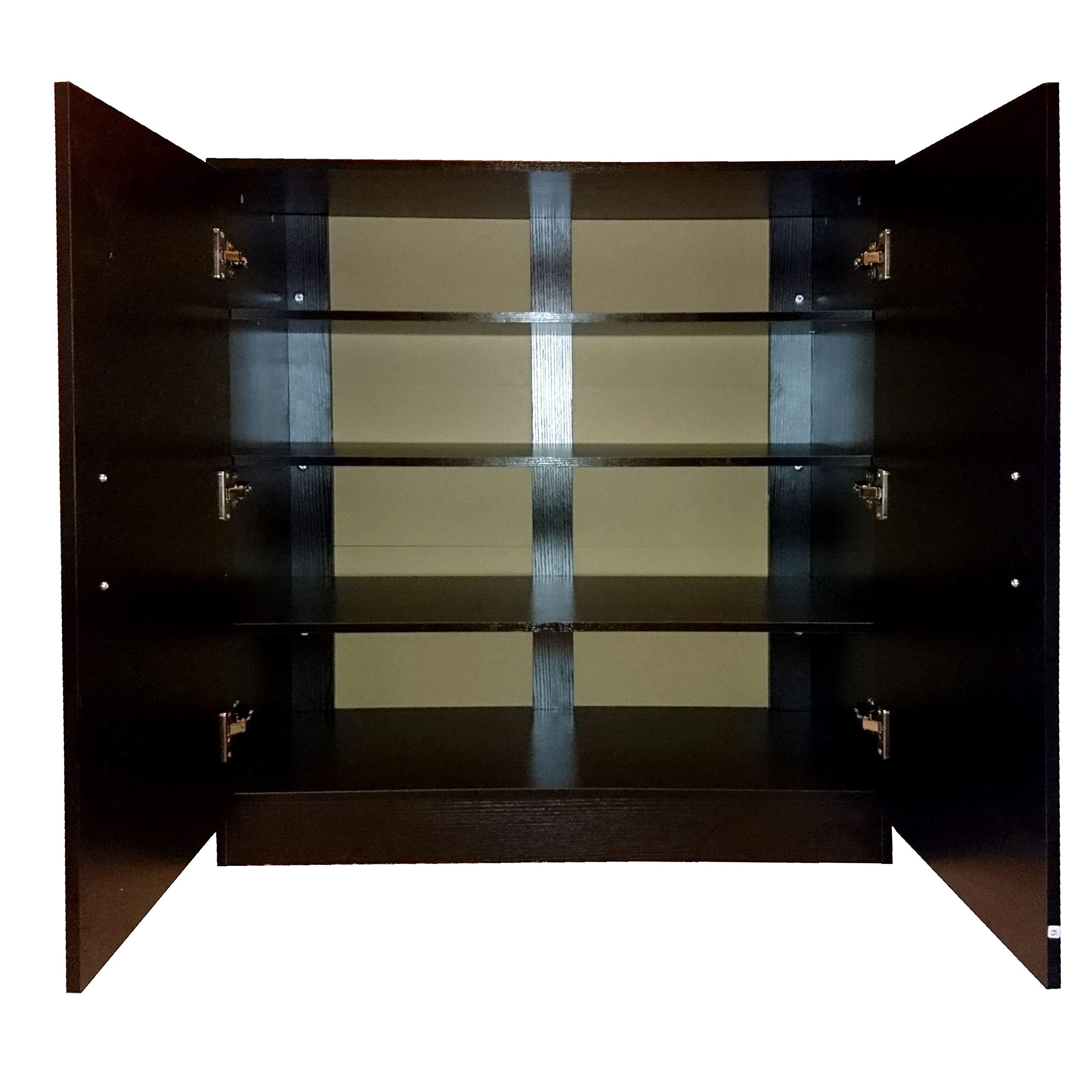 Redstone Sideboard Storage Cupboard Shoe Rack 2 Door Wooden