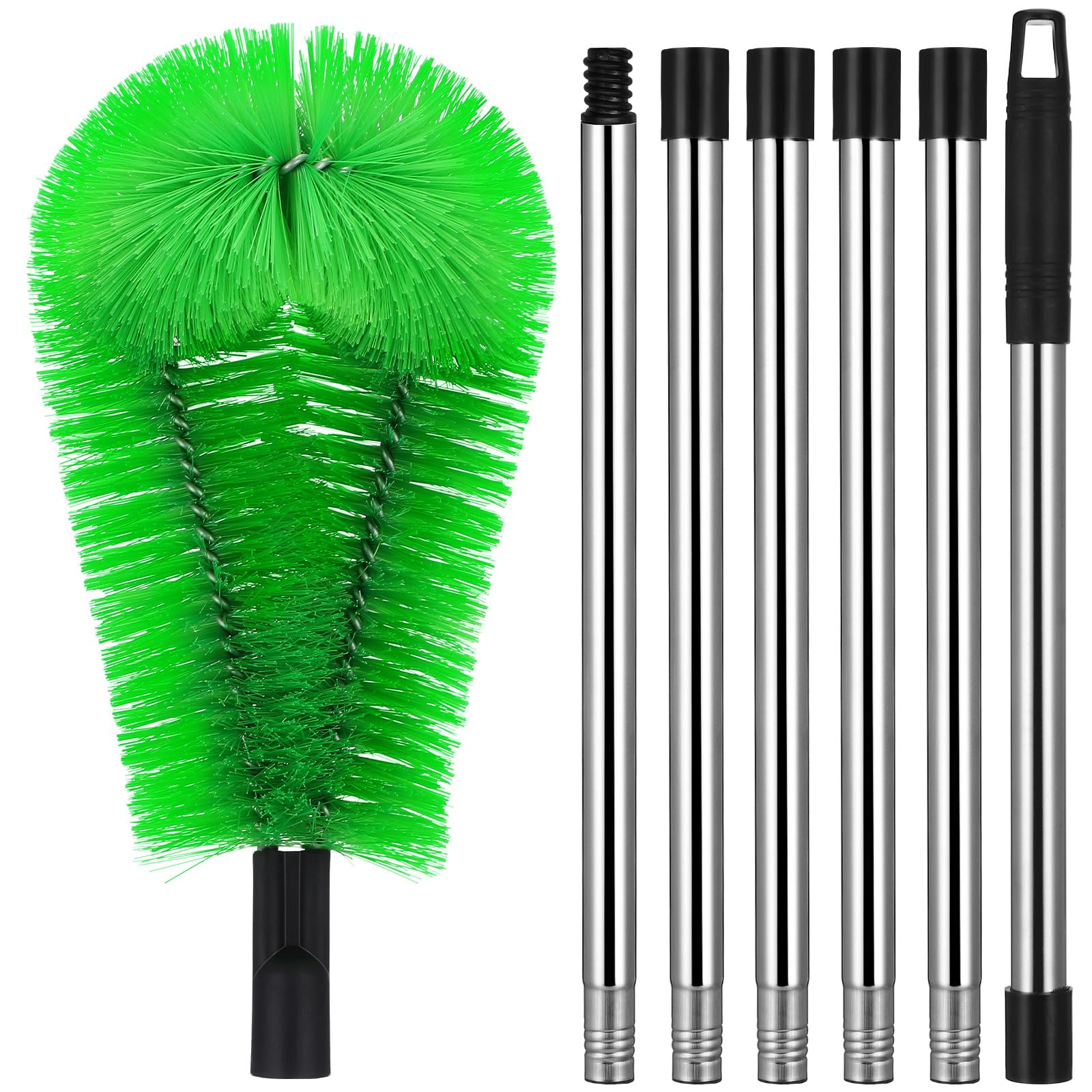 Brosse de nettoyage de gouttières télescopique contre les infiltrations et débordements
