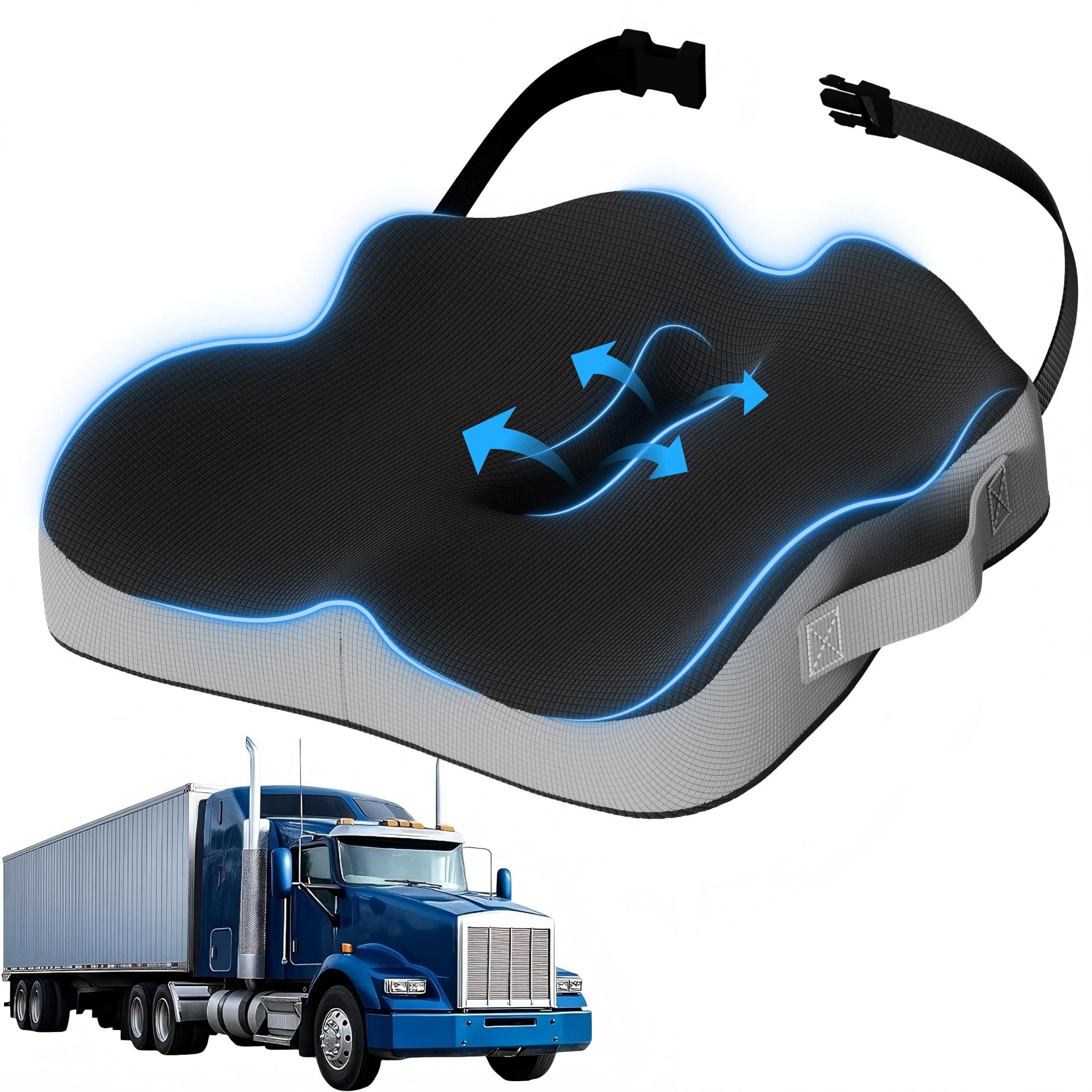 ModReve DriveMax Extra Large Memory Foam Cushion
