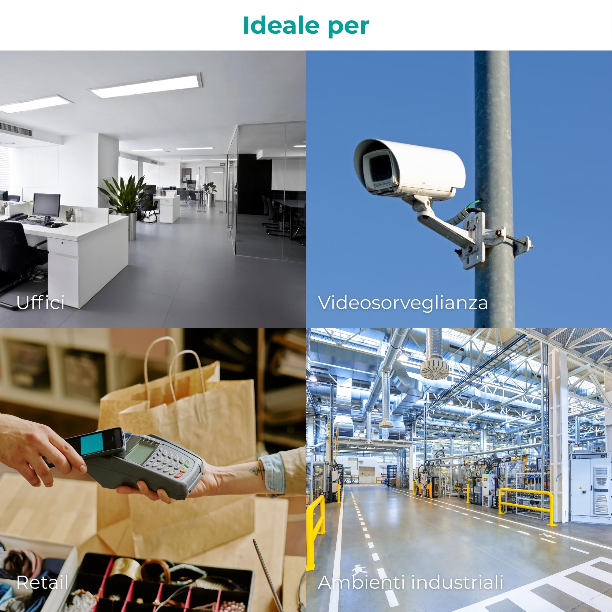 Switch 8 Porte Gigabit PoE + 2 Uplink, 150W, VLAN, Estensione Fino a 250m, Plug & Play, Ideale per Videosorveglianza e Reti Aziendali (SW-UG8P2L-069)